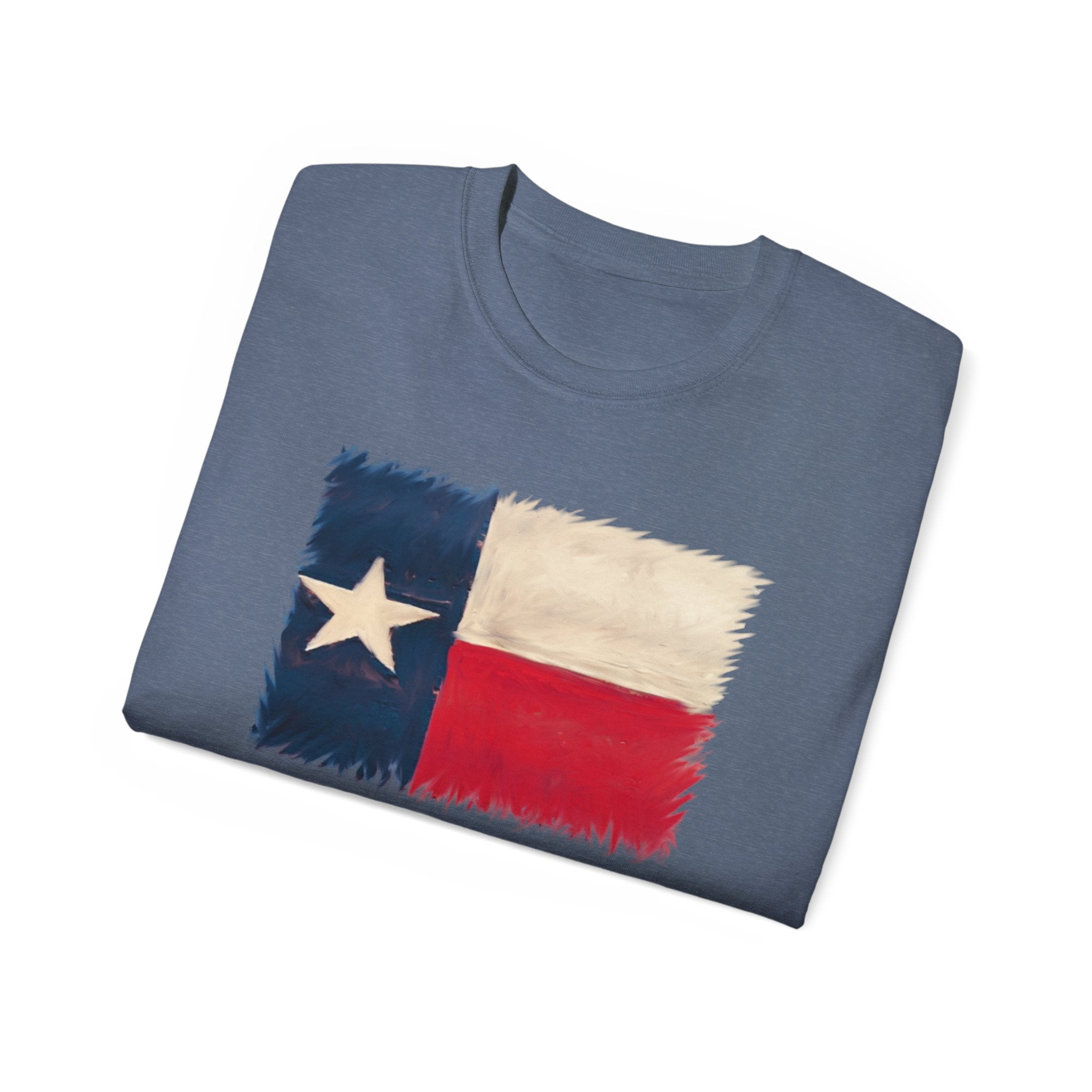 Texas Flag Graphic Tee – Distressed Lone Star Cotton T‑Shirt