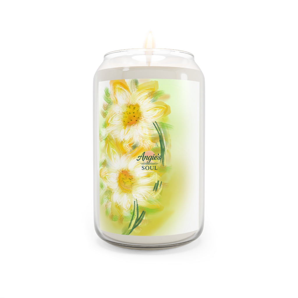 Daisy Meadow Scented Soy Candle — 13.75 oz (Angie’s Soul)