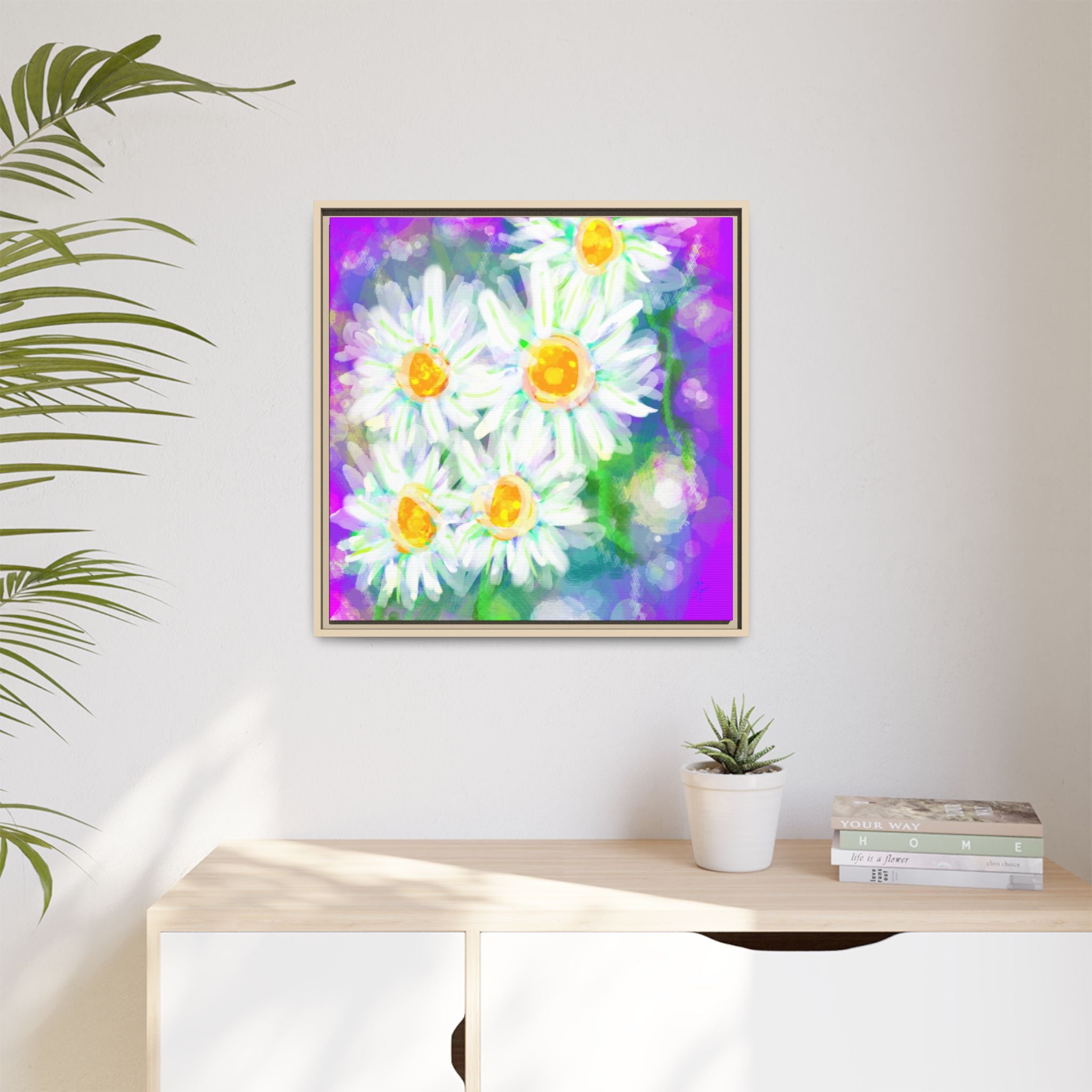 Matte Canvas, Framed (Multi-color)
