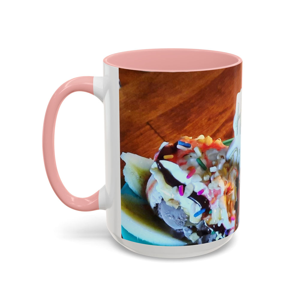 Mug - Banana Split Birthday Celebration Coffee Mug (11, 15oz)