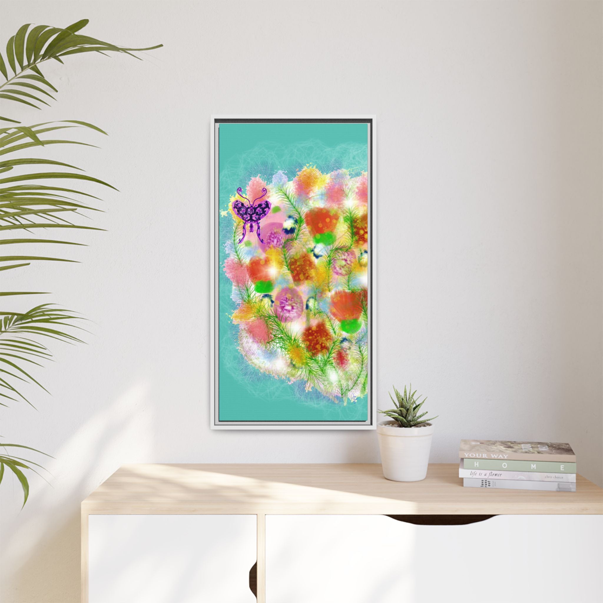 Matte Canvas, Framed (Multi-color)