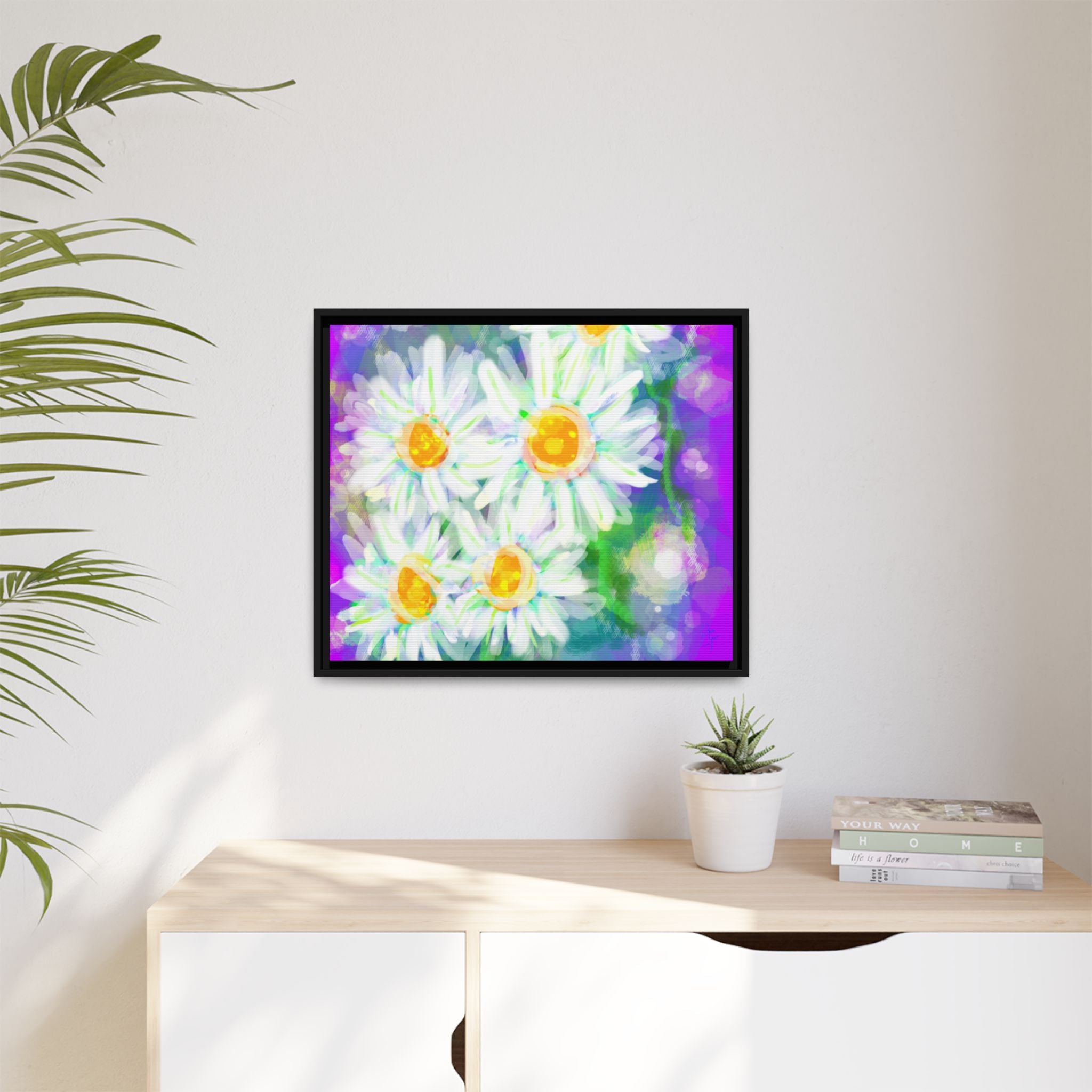 Matte Canvas, Framed (Multi-color)