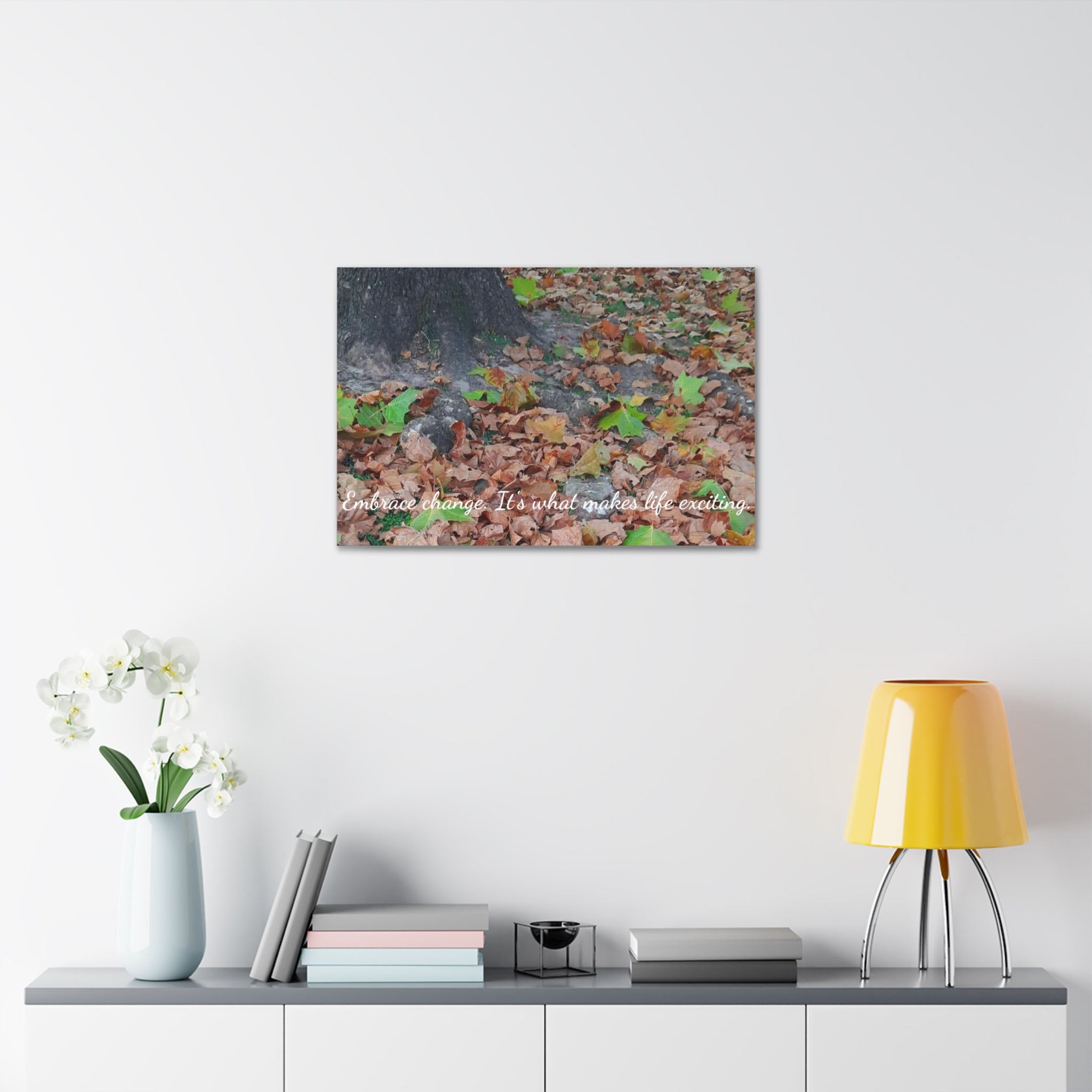 Autumn Leaves Canvas Print — Stretched 1.5" Fall Wall Art