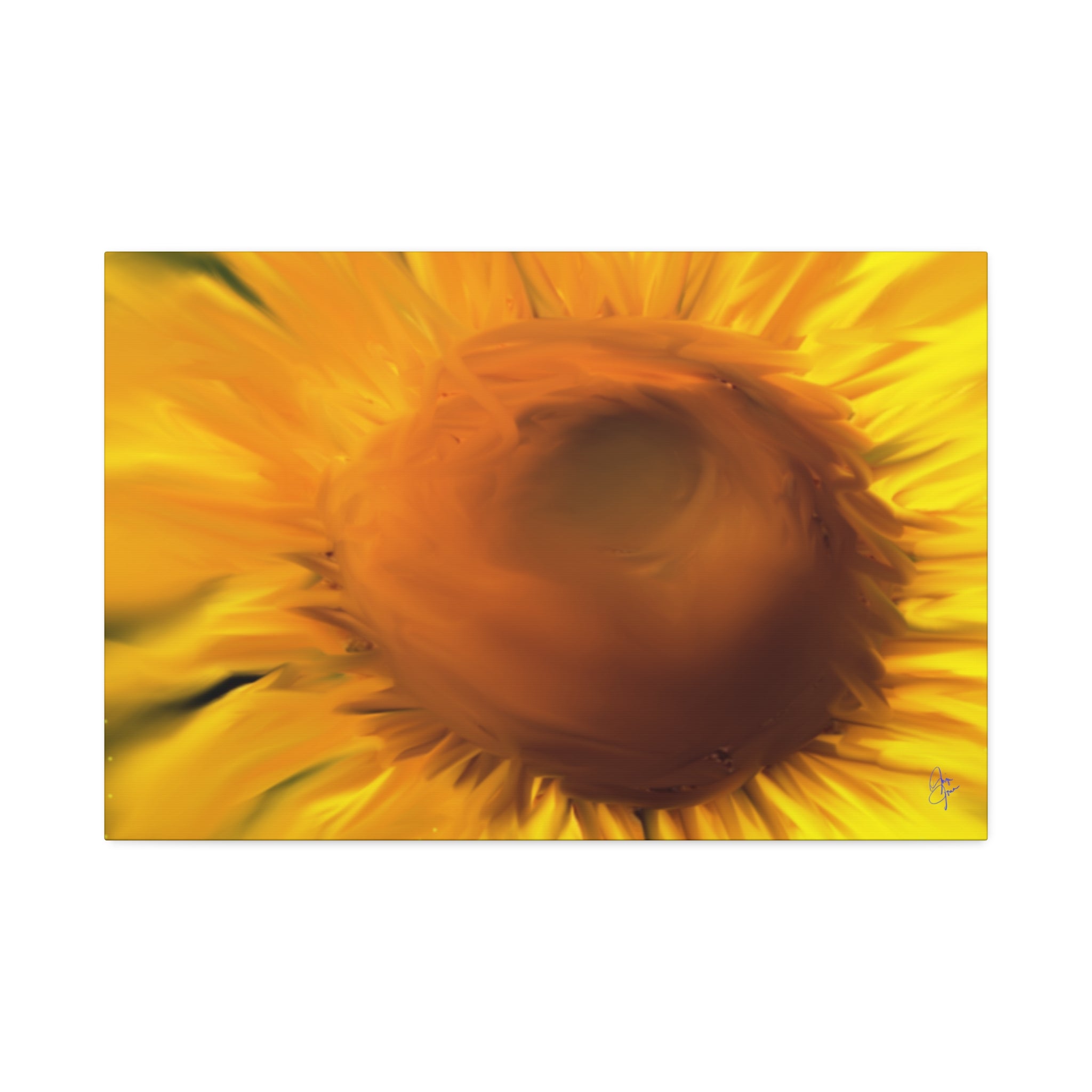 Sunflower Canvas Wall Art — Vibrant Floral Stretched Canvas