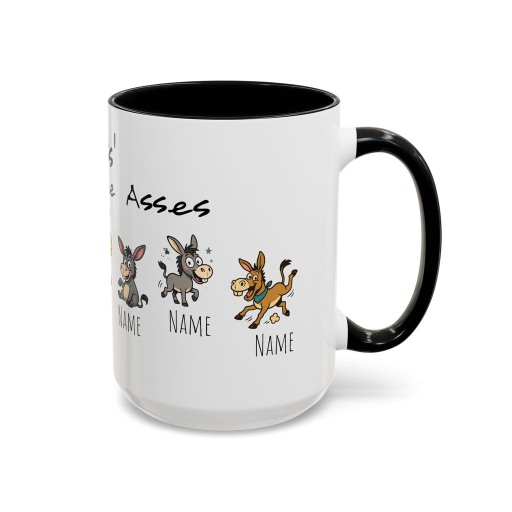 Boss In The Asses Personalized Donkey Coffee Mug — Funny Name Gift (11/15oz)