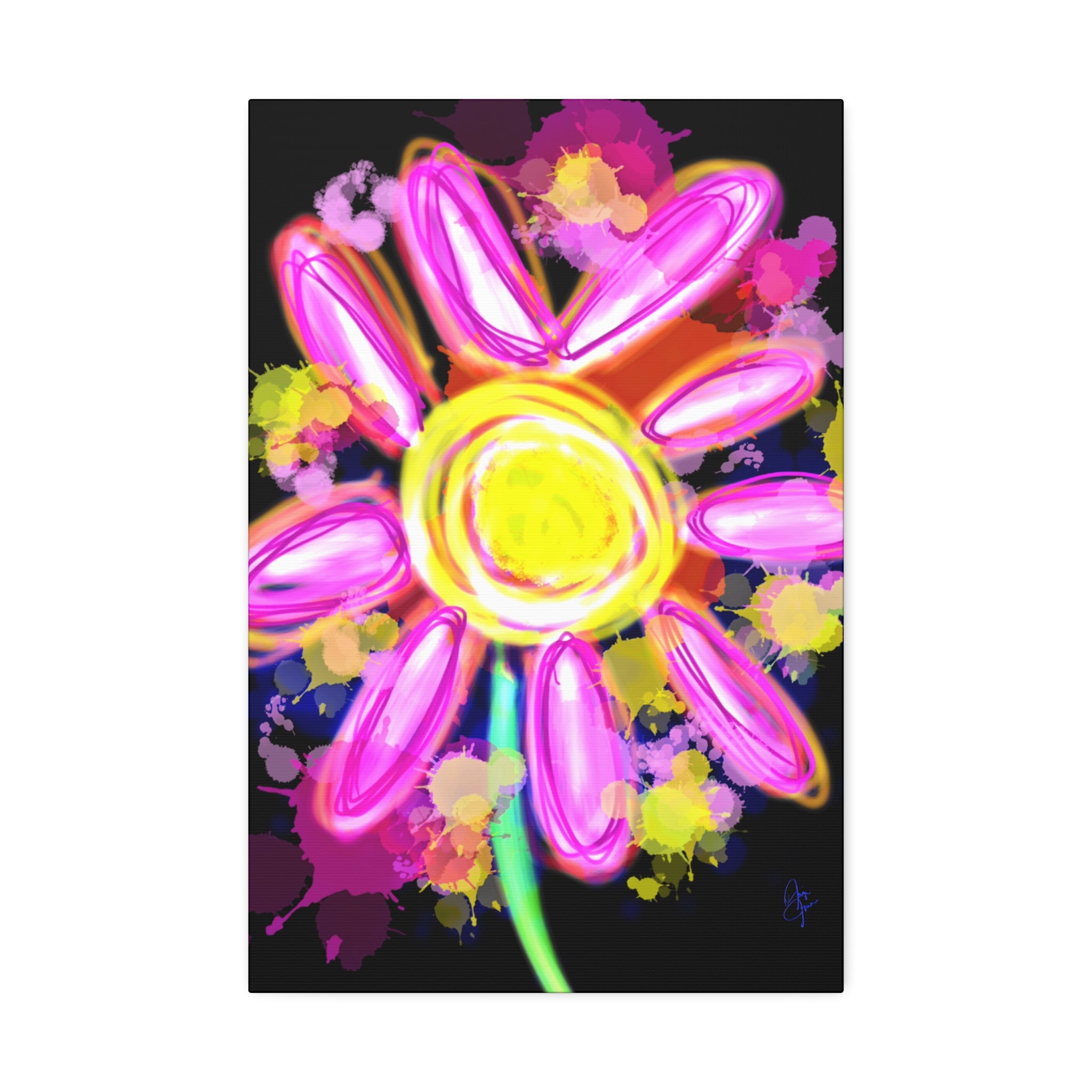 Bright Sunshine Daisy Canvas