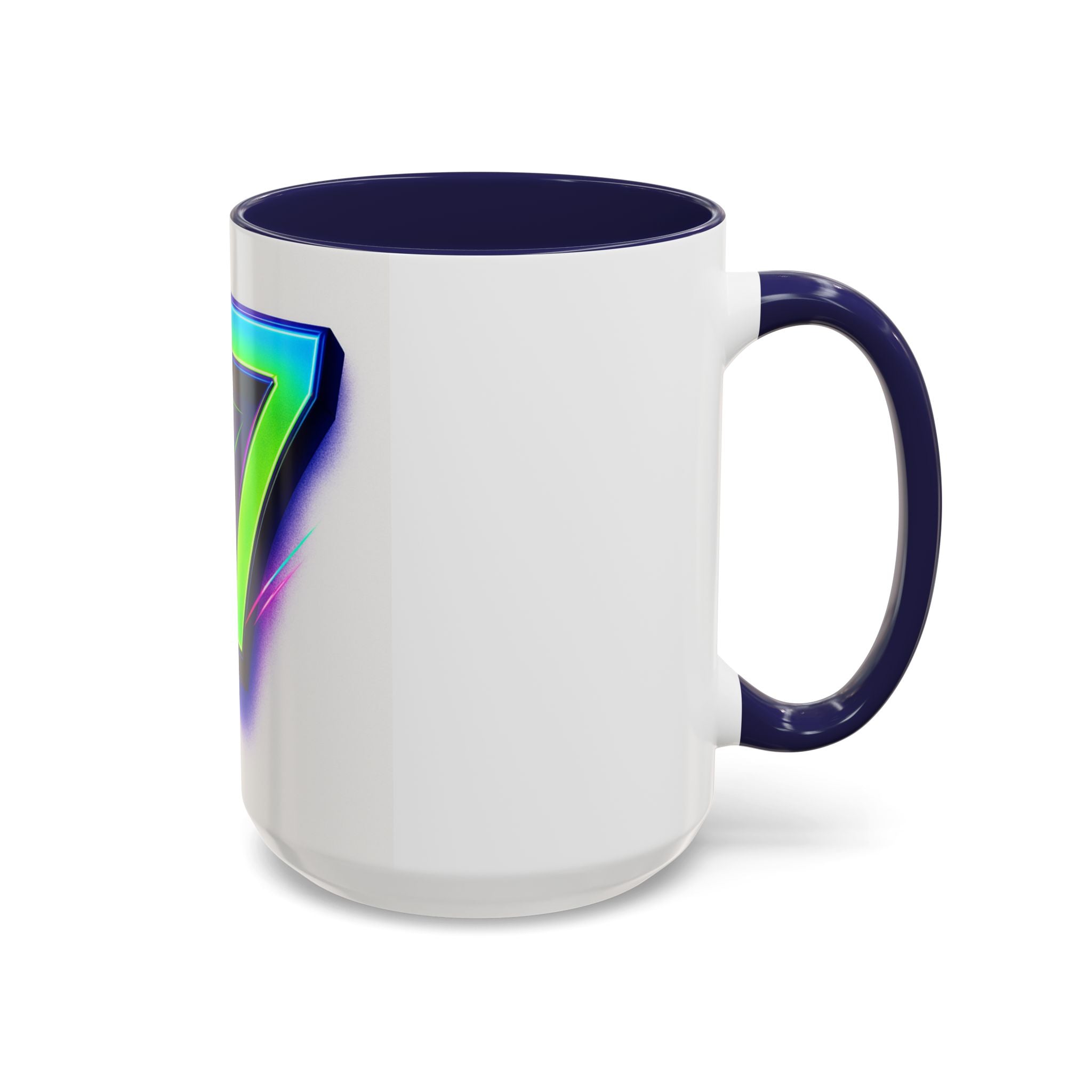 Accent Coffee Mug — Numbers 6 & 7 Kids Design (11/15 oz)