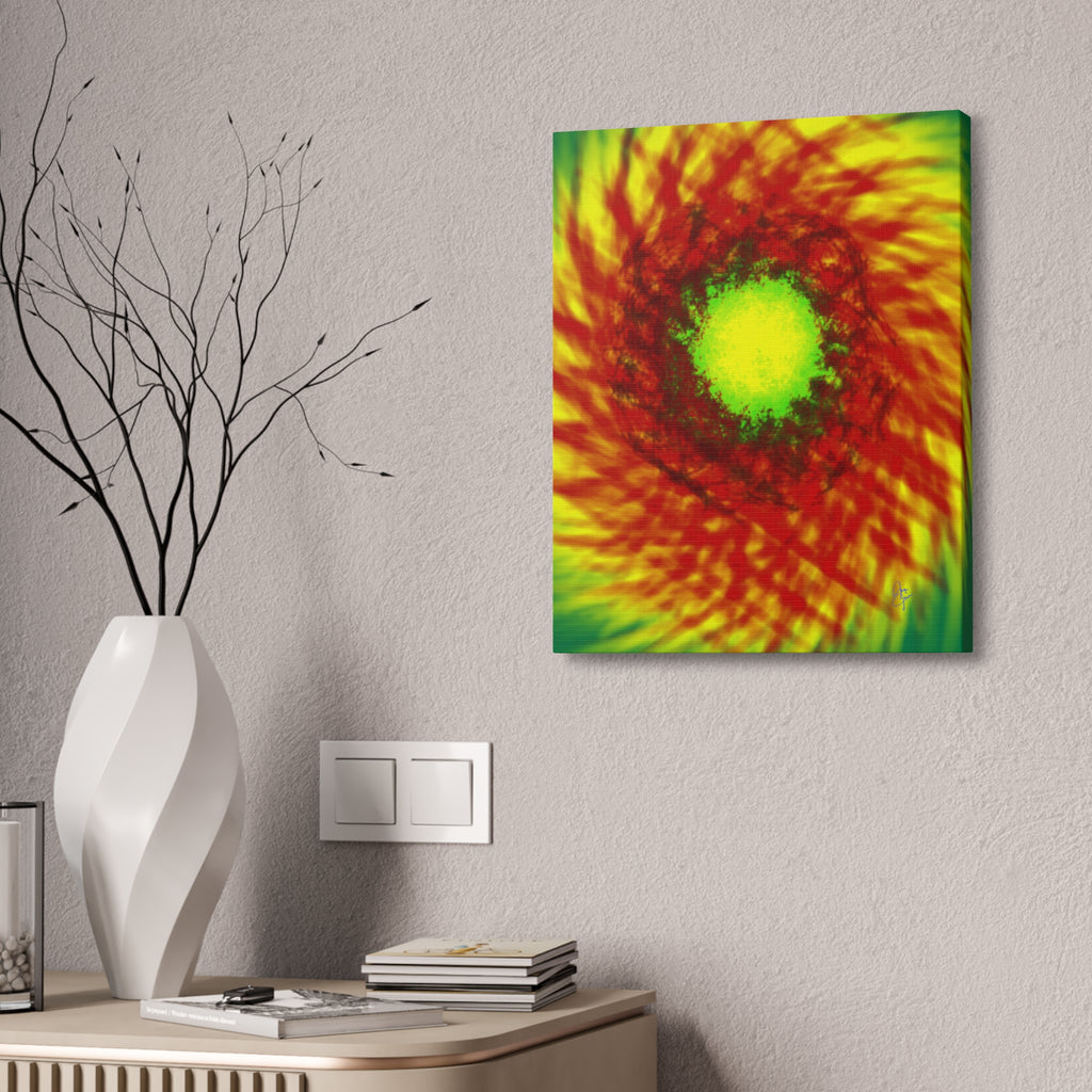 Glowing Blossom Canvas Stretched 1.5"