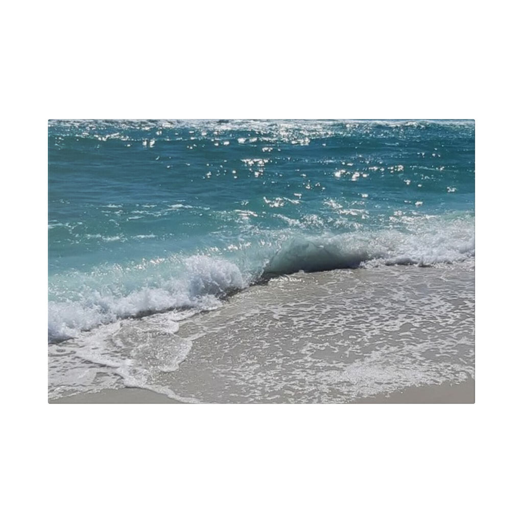 Emerald Coast Stretched Canvas — Coastal Landscape Wall Art