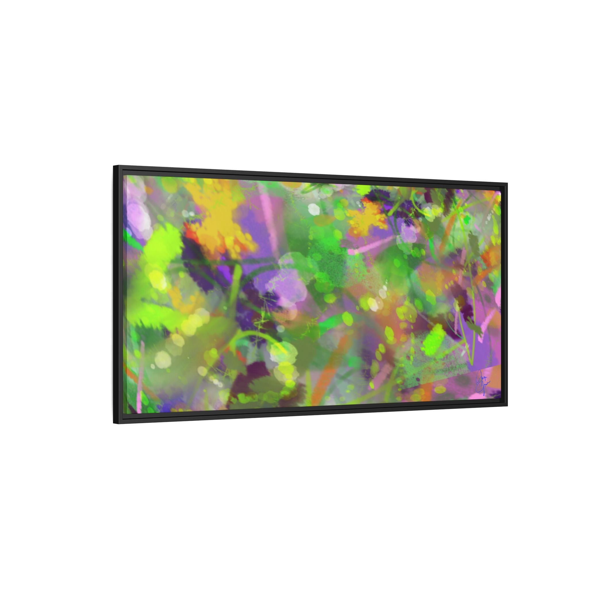 Matte Canvas, Framed (Multi-color)