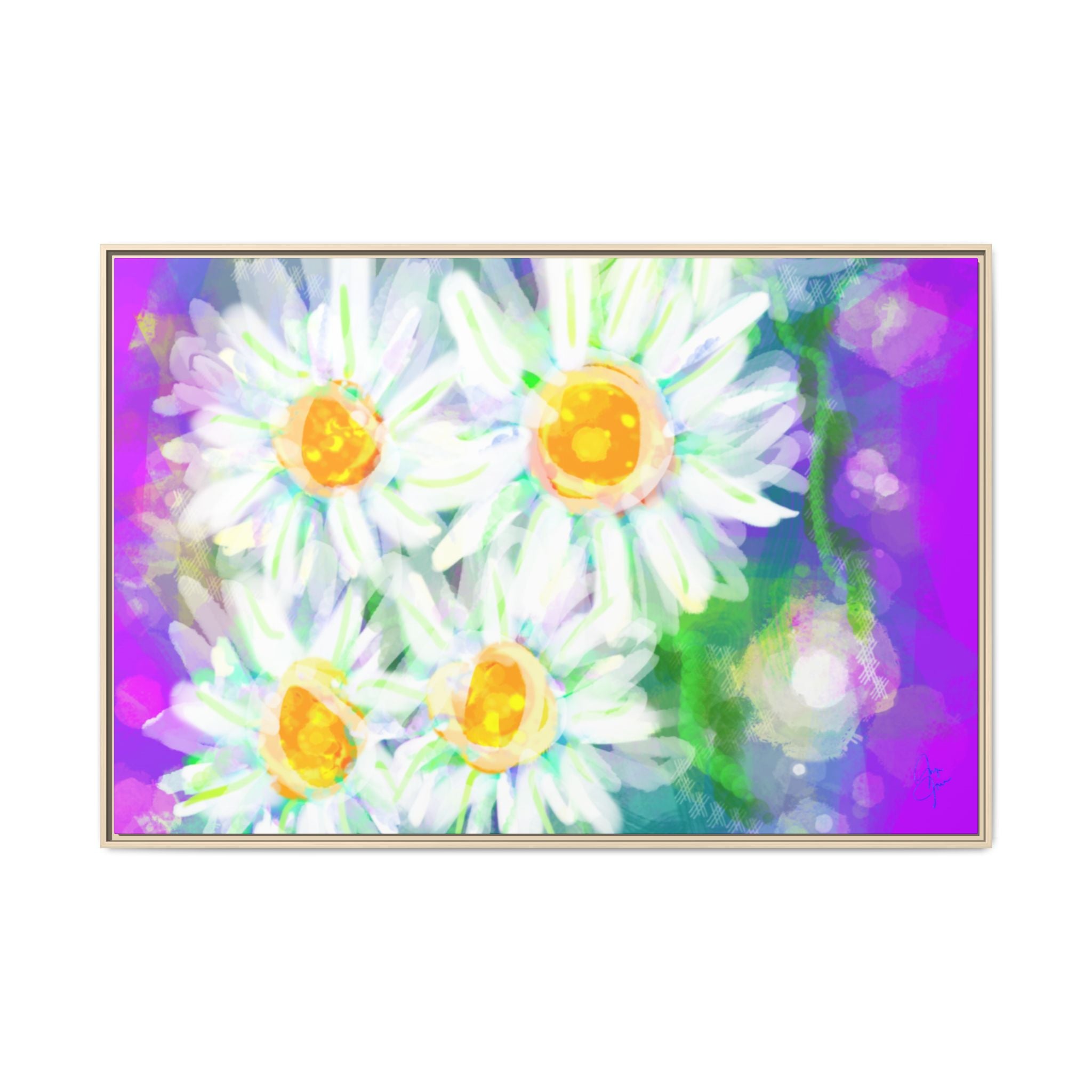 Matte Canvas, Framed (Multi-color)