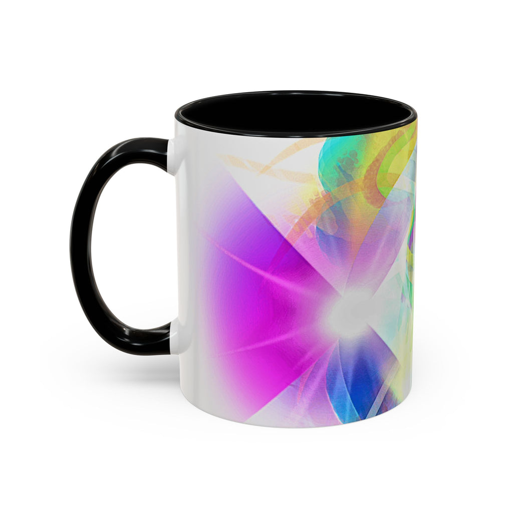 Colorful Heart Coffee Mug – Vibrant Abstract Love Accent Mug (11/15oz)
