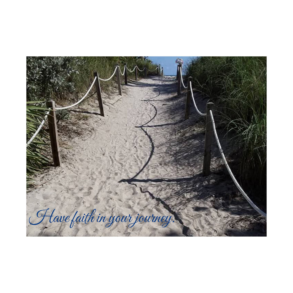 Poster Print - 'Have Faith in Your Journey'