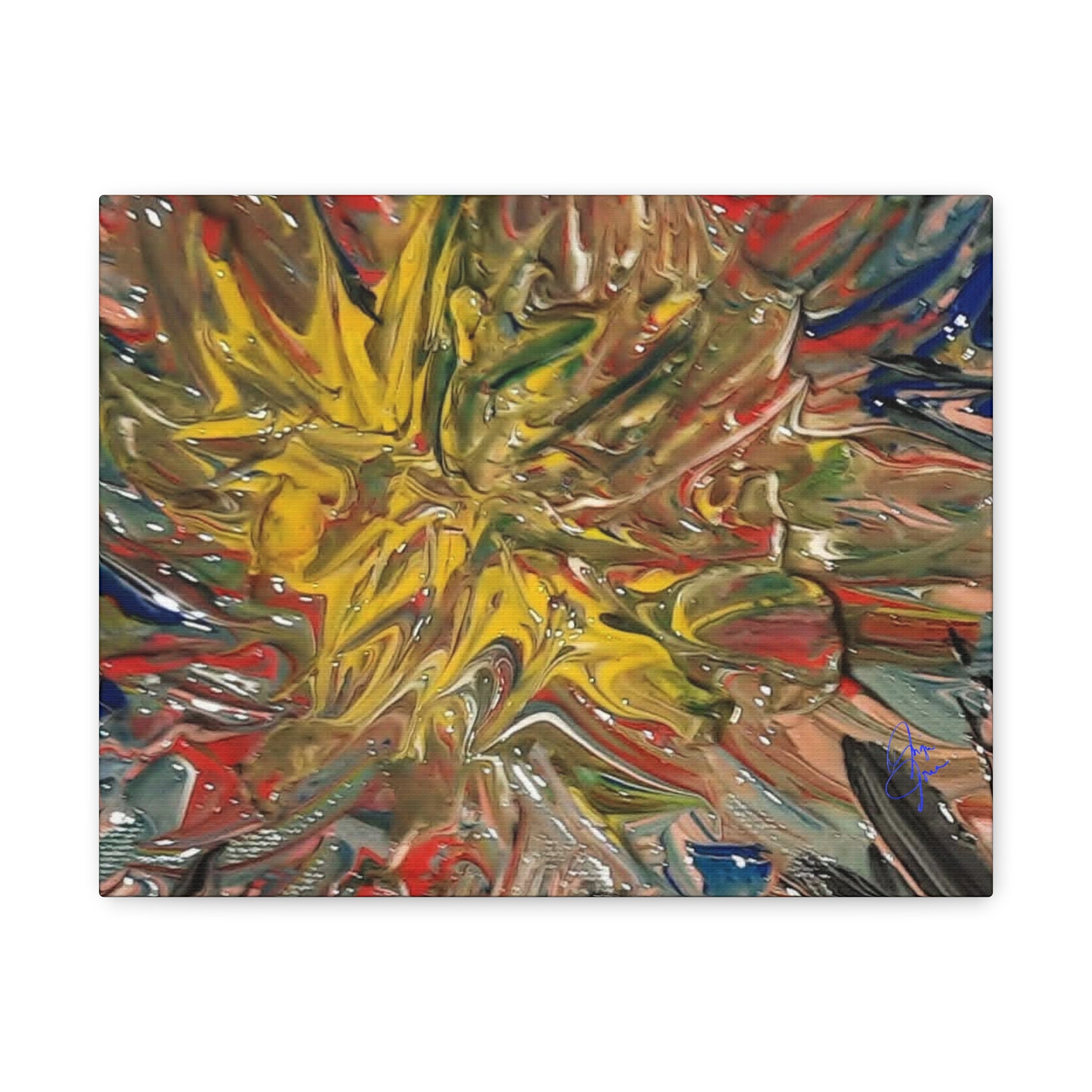 Vibrant Abstract Wall Art Canvas