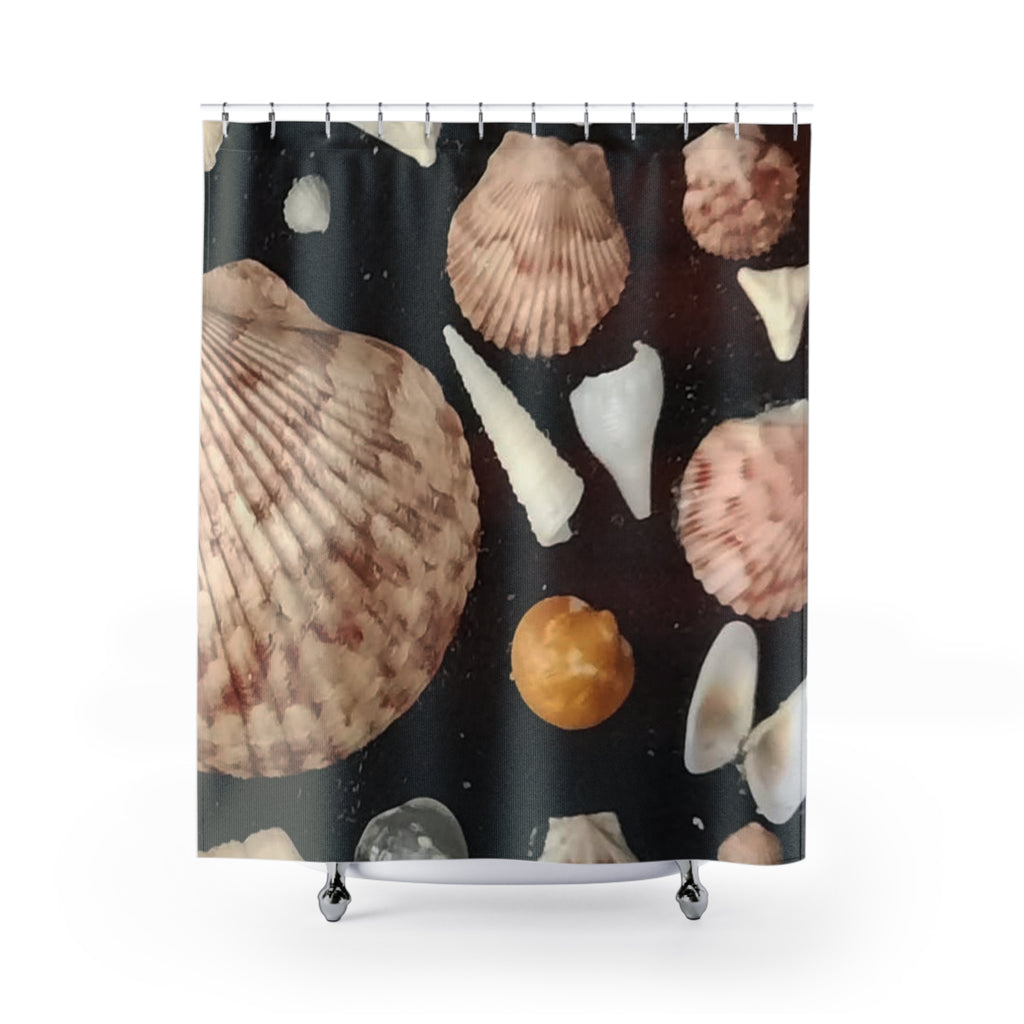 Coastal Shells Shower Curtain
