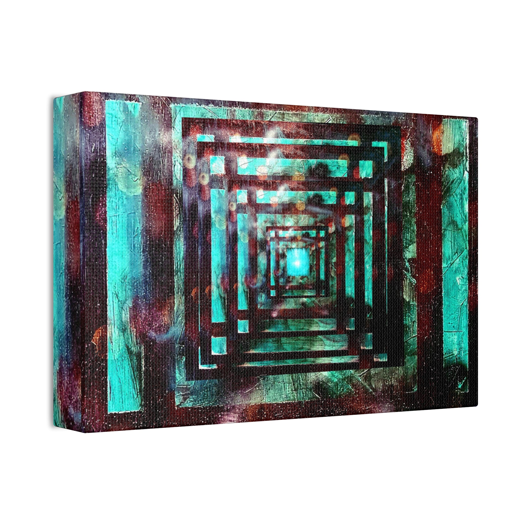 Inspirational Wall Art Canvas — "There's always a light at the end of the tunnel"
