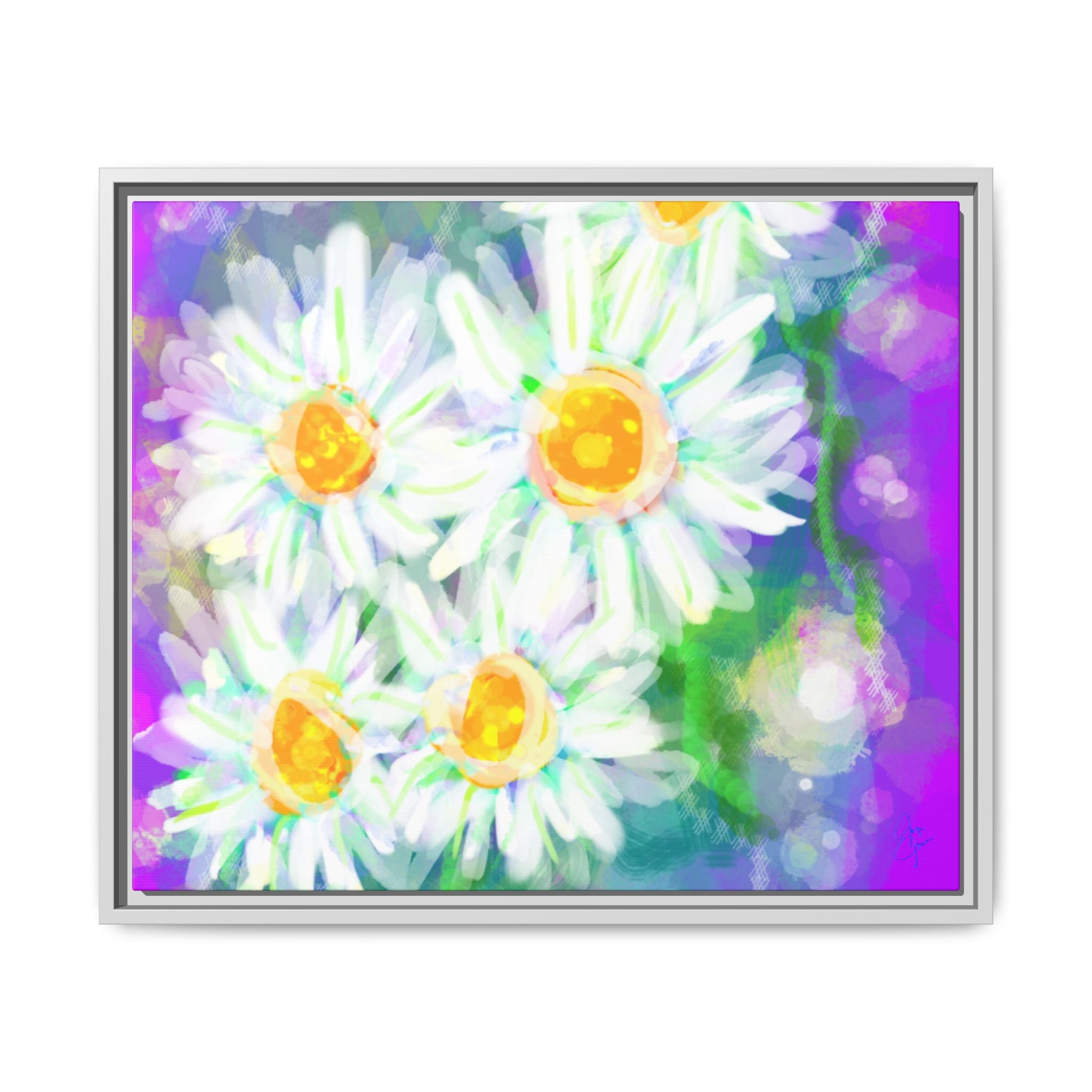 Matte Canvas, Framed (Multi-color)