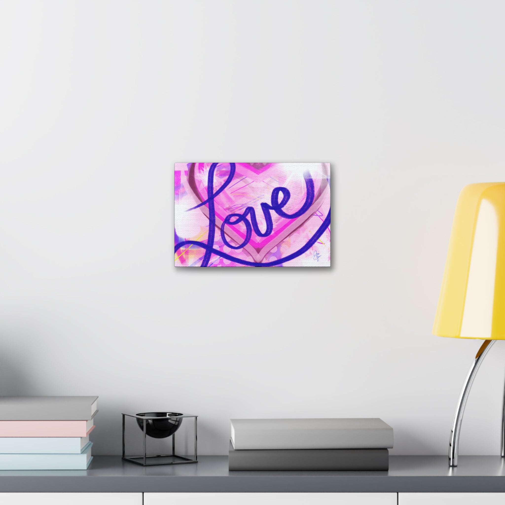 Valentine "Love Your Valentine" Stretched Canvas Wall Art