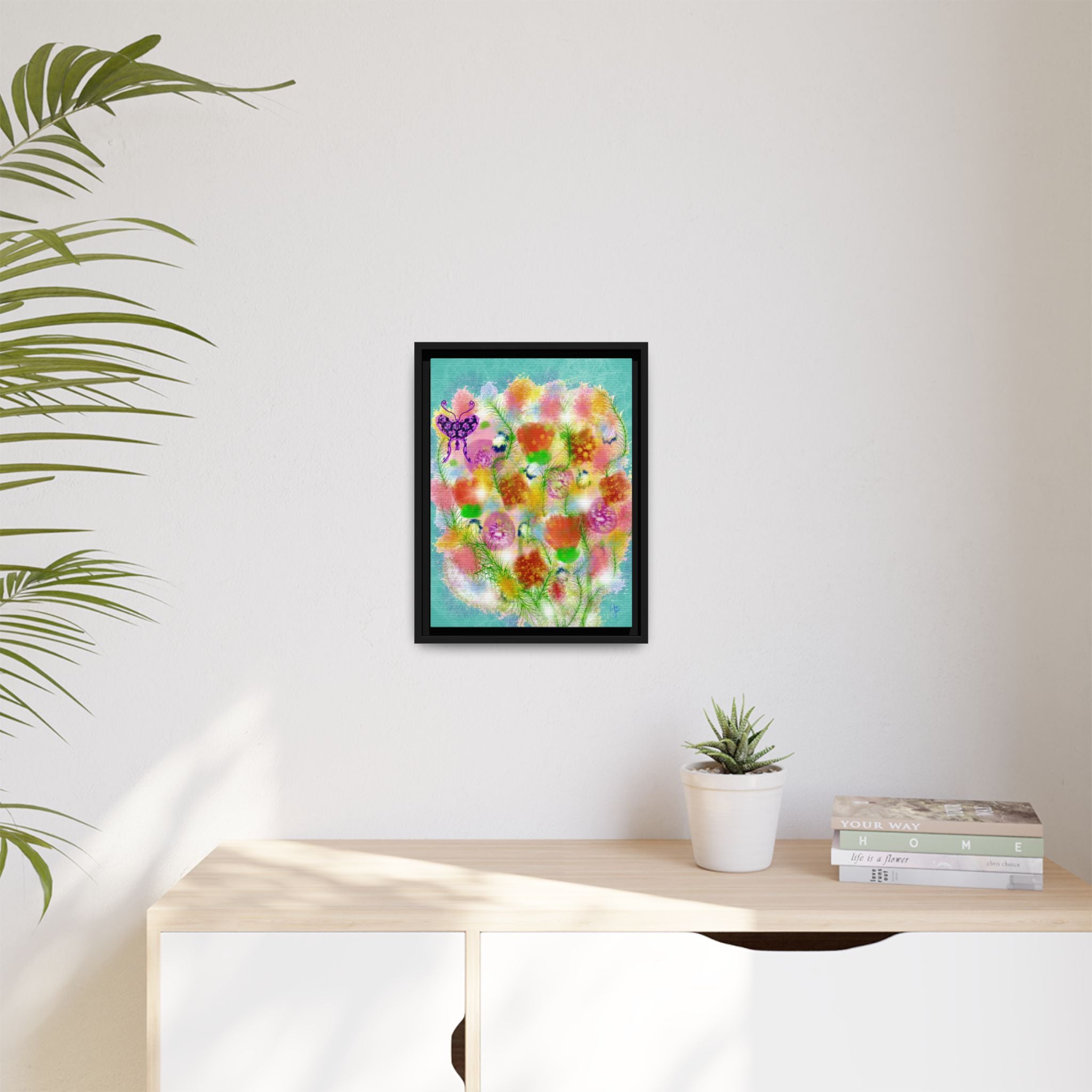 Matte Canvas, Framed (Multi-color)
