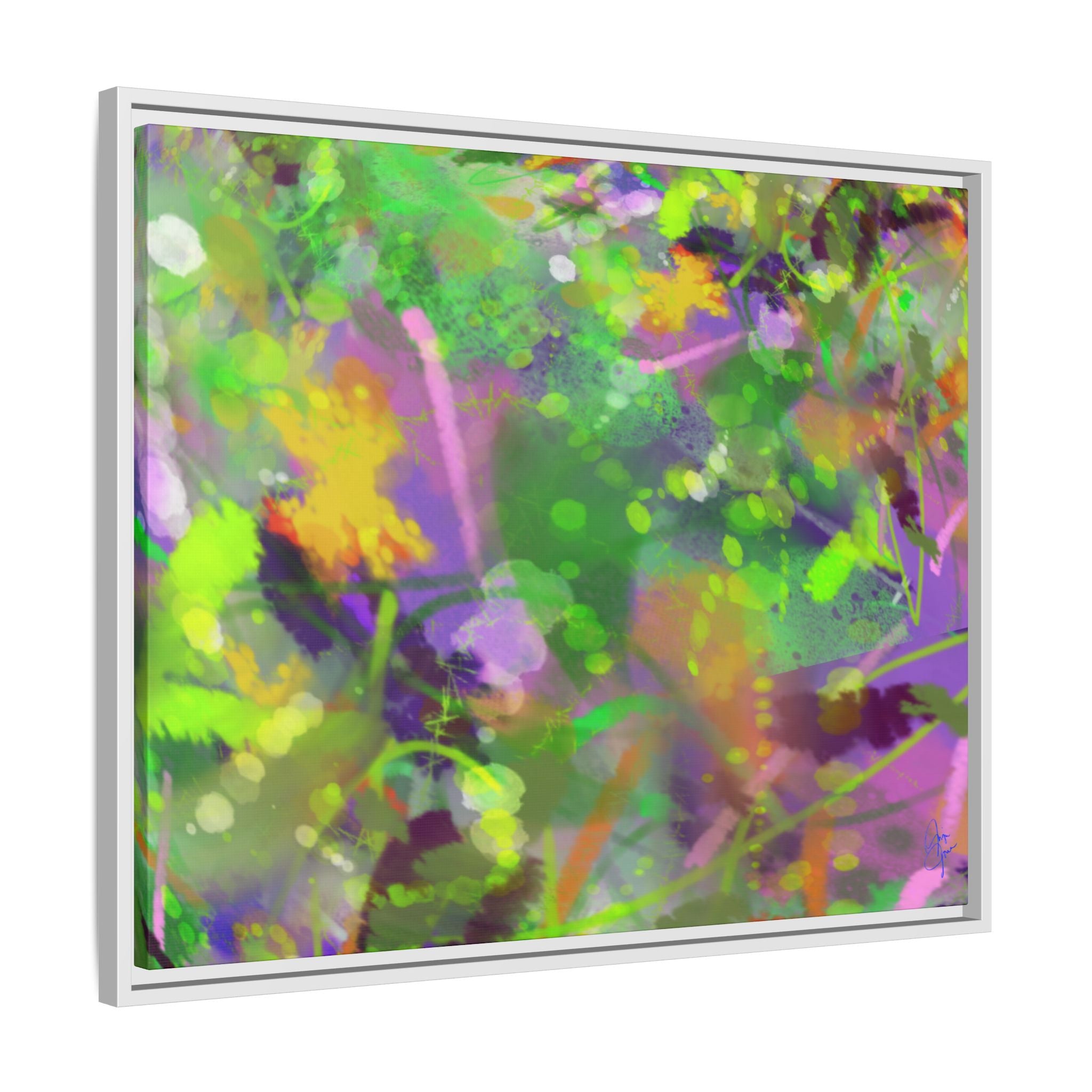 Matte Canvas, Framed (Multi-color)