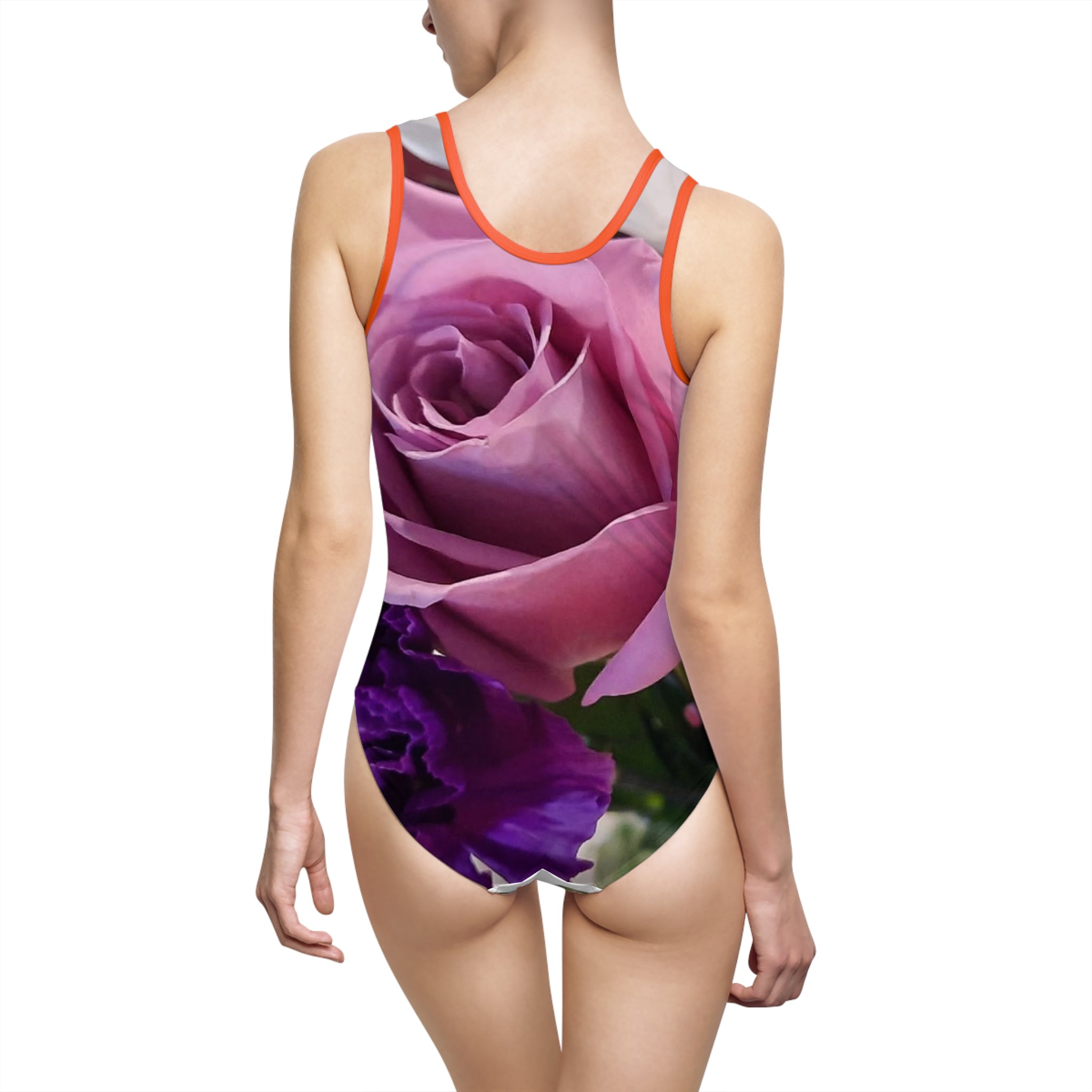 Floral Women's One-Piece Swimsuit - Perfect for Summer Beach Days