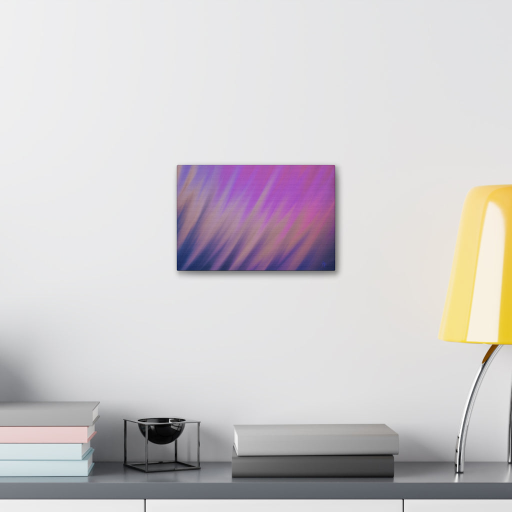 Abstract Purple Gradient Canvas Wall Art — Stretched 1.5"