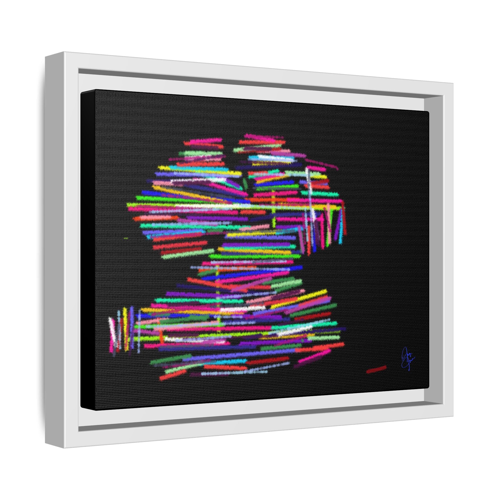 Balancing Life Matte Canvas Print (Framed)