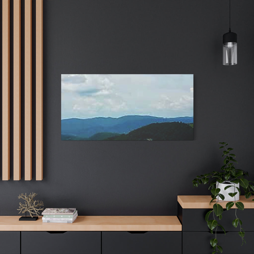 Blue Ridge Mountains Canvas Print — Matte Stretched Wall Art