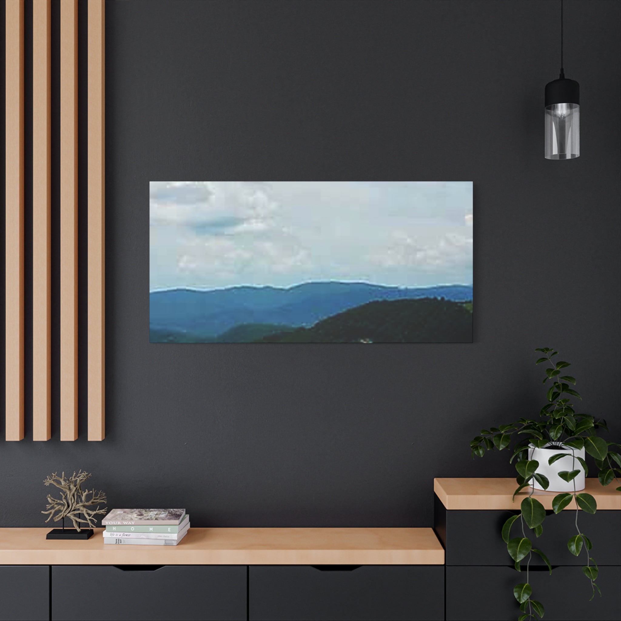 Blue Ridge Mountains Canvas Print — Matte Stretched Wall Art