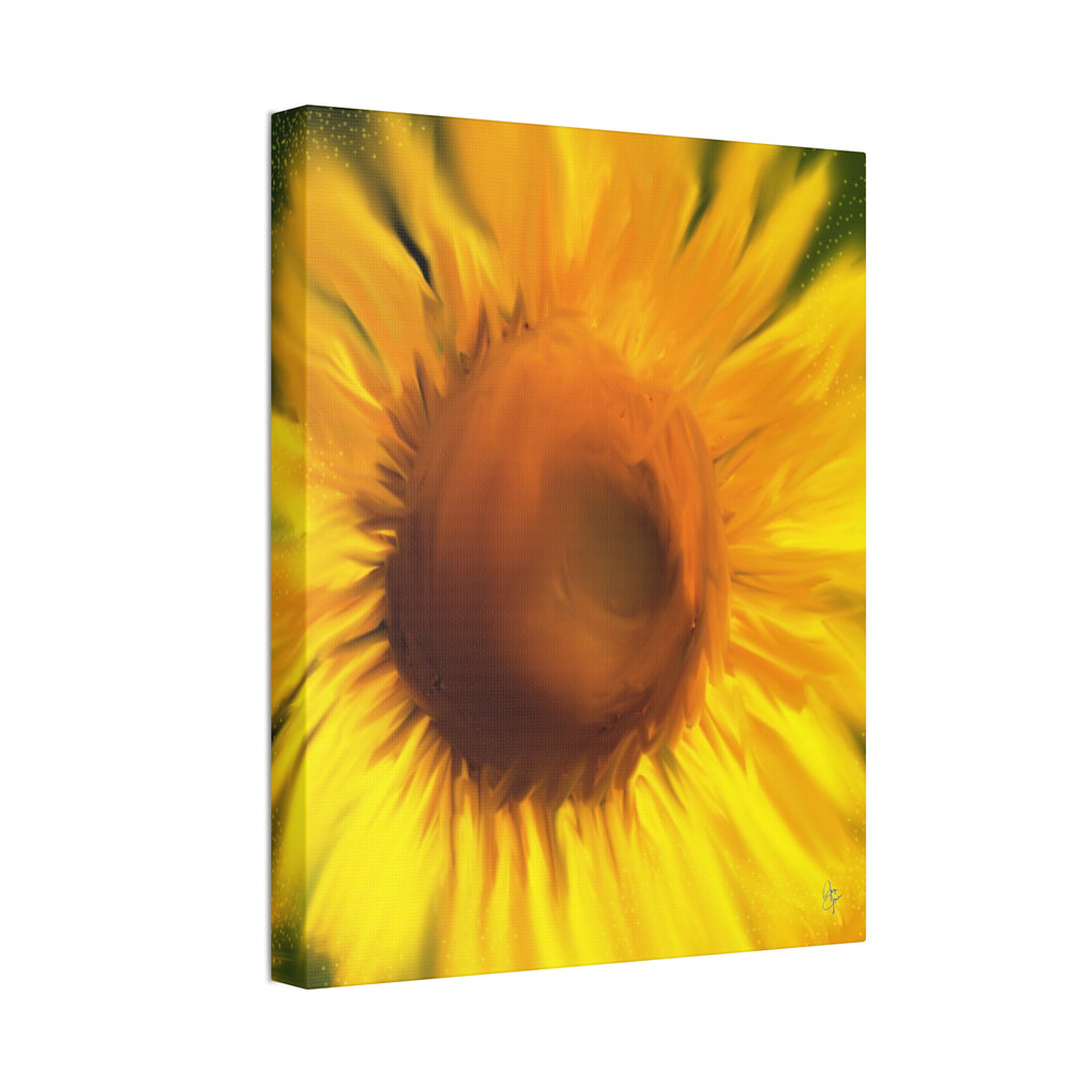 Sunflower Canvas Wall Art — Vibrant Floral Stretched Canvas