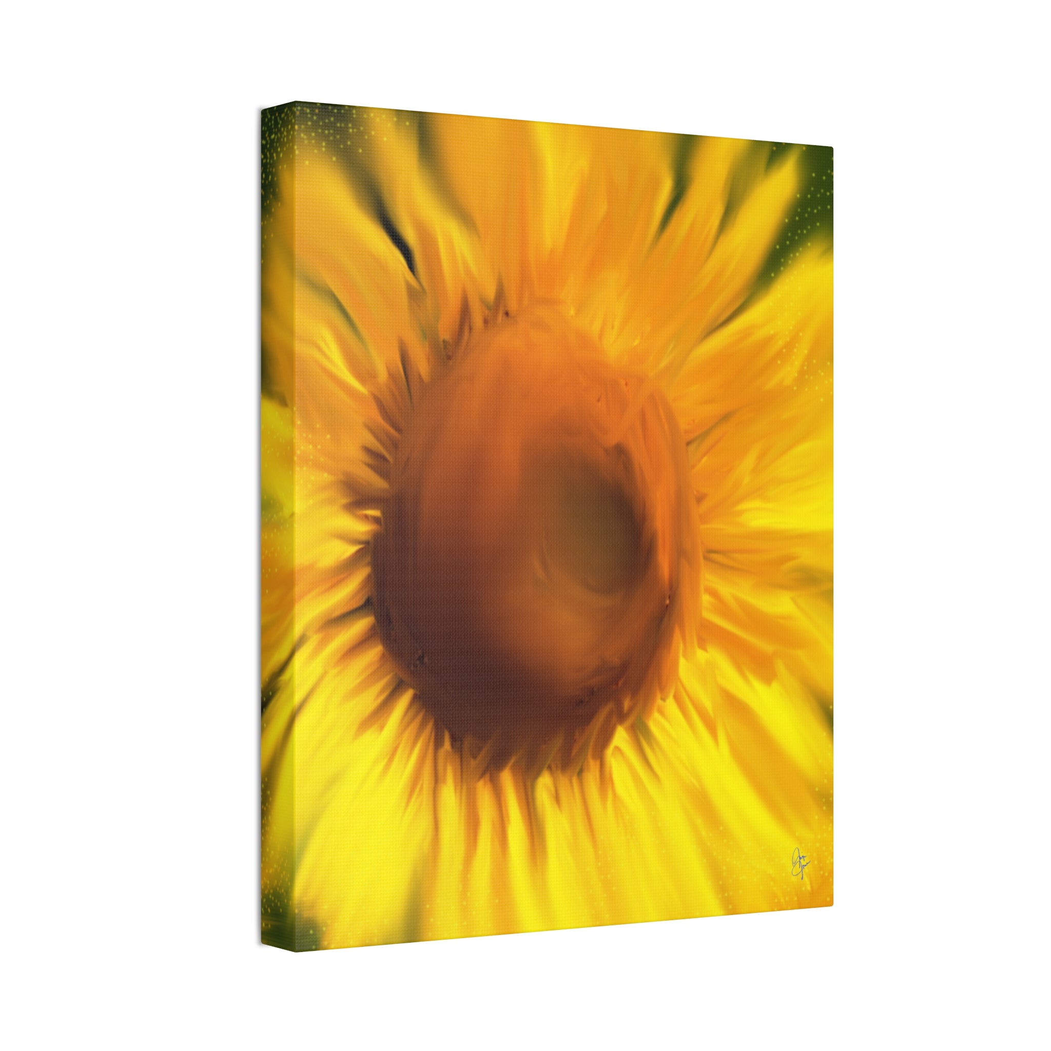 Sunflower Canvas Wall Art — Vibrant Floral Stretched Canvas
