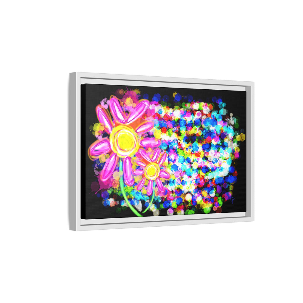 Playful Color Matte Canvas Framed Wall Art