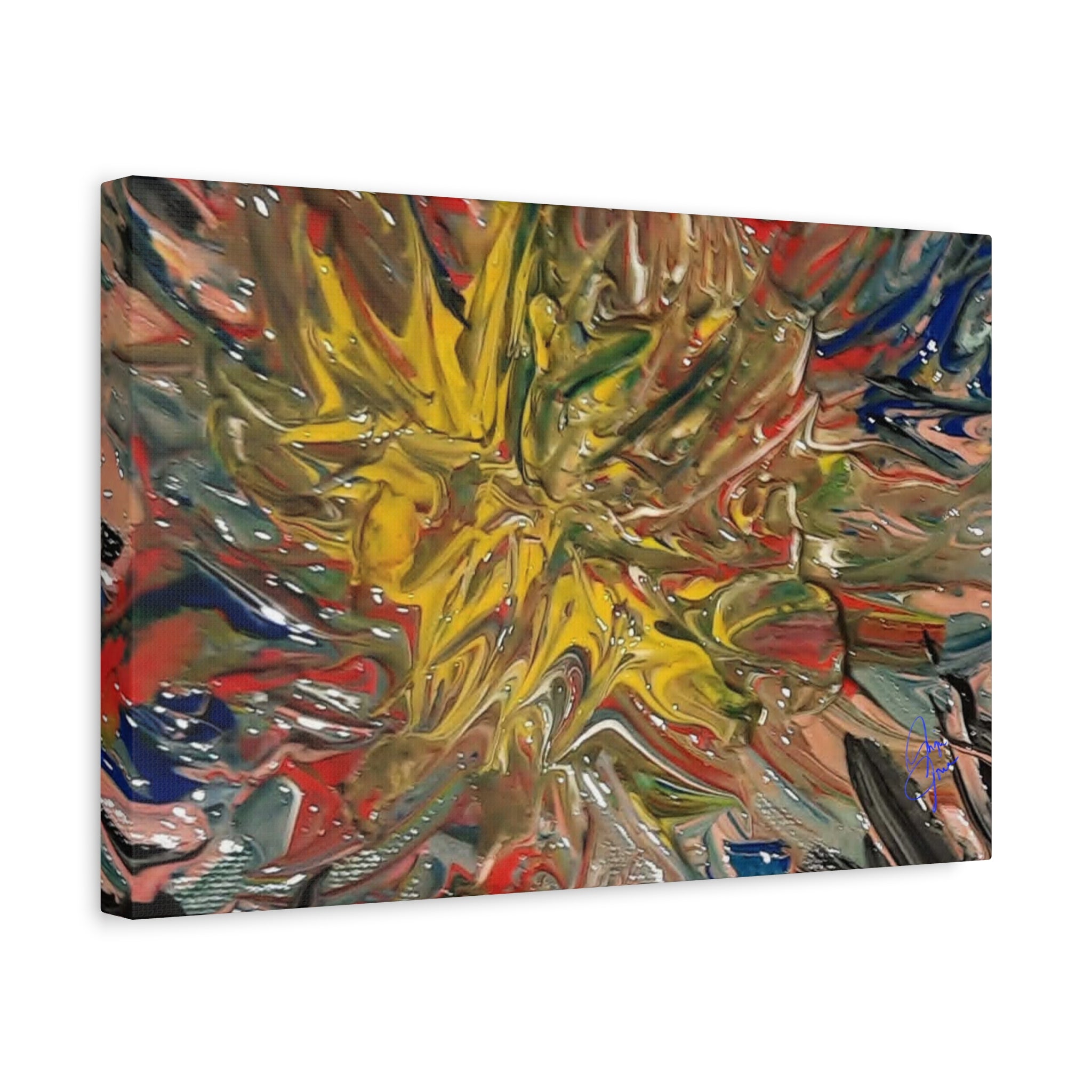 Vibrant Abstract Wall Art Canvas