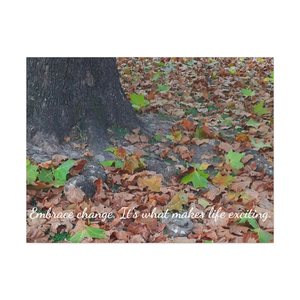 Autumn Leaves Canvas Print — Stretched 1.5" Fall Wall Art