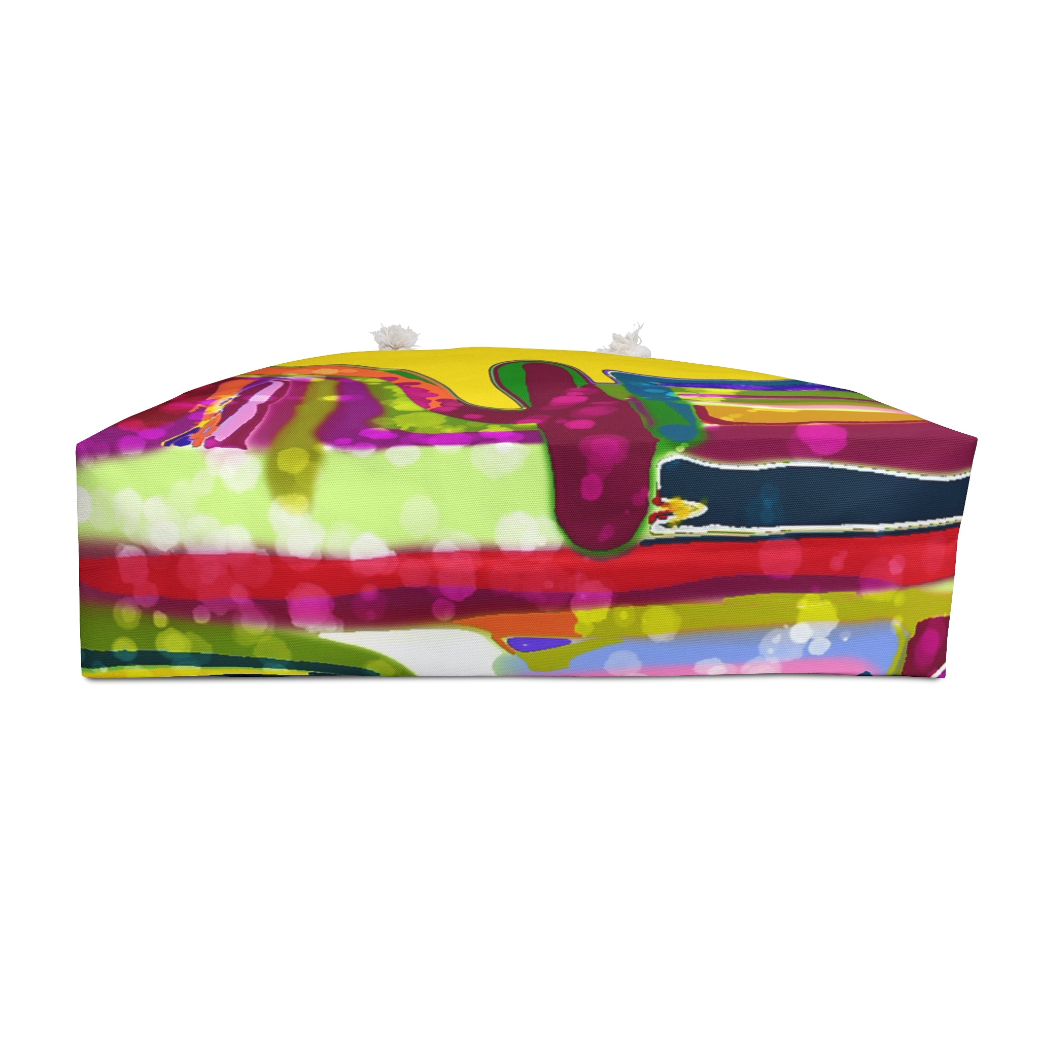 Vibrant Neon Graffiti Weekender Bag