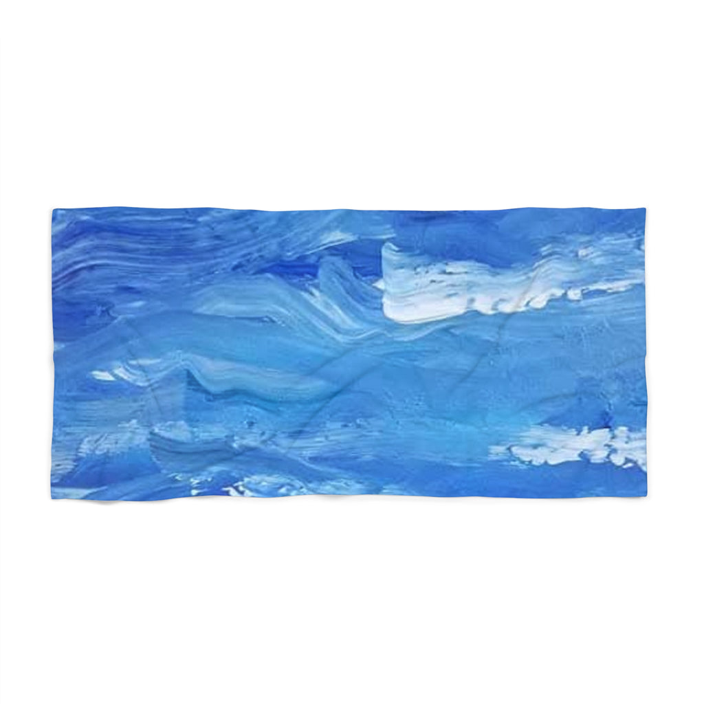 Ocean Waves Beach Towel - Soft and Stylish Poolside Essential
