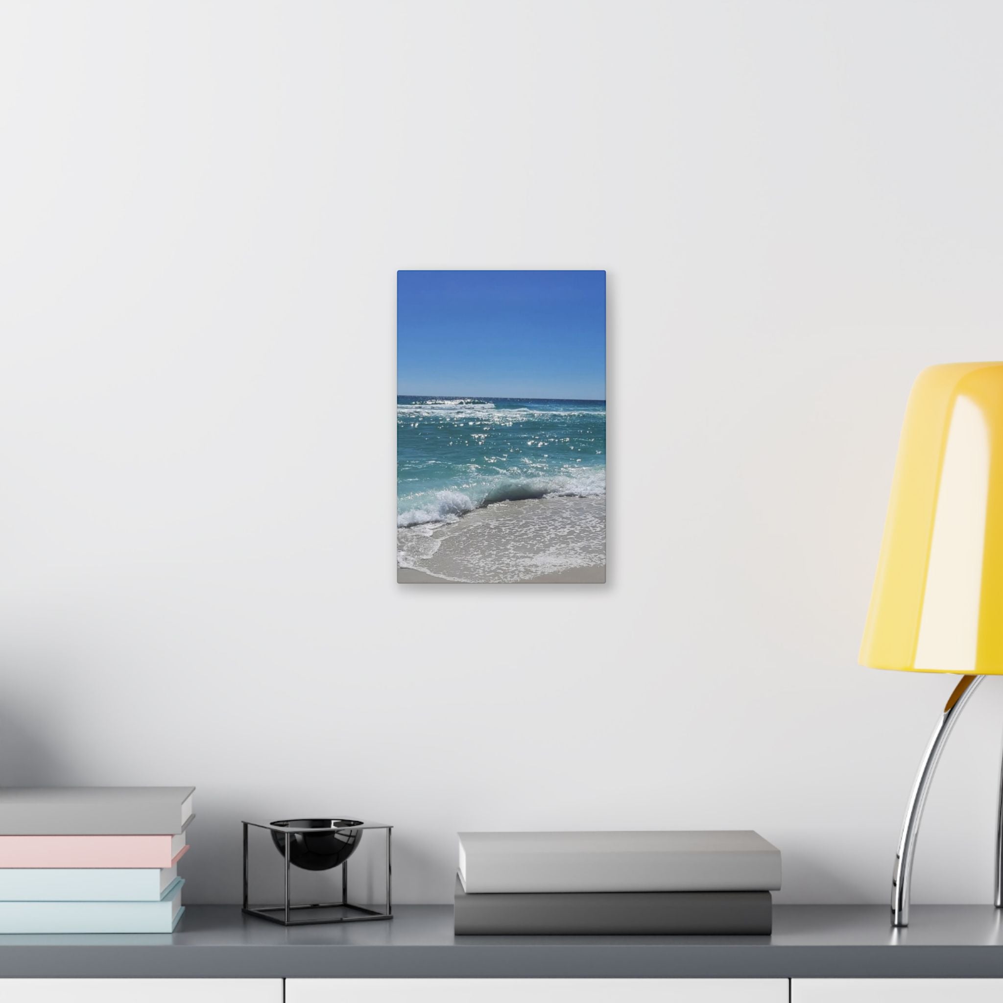 Emerald Coast Stretched Canvas — Coastal Landscape Wall Art