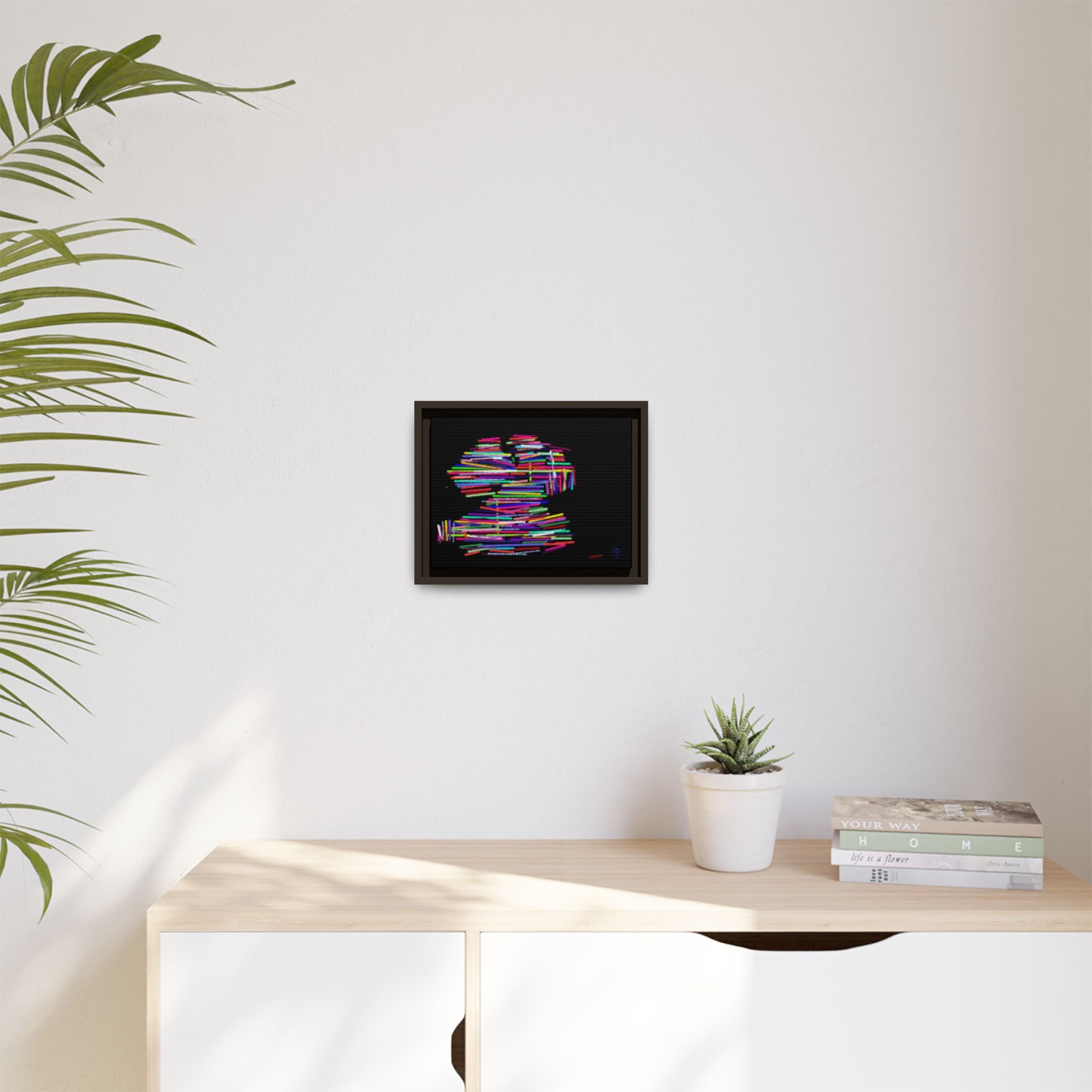 Balancing Life Matte Canvas Print (Framed)