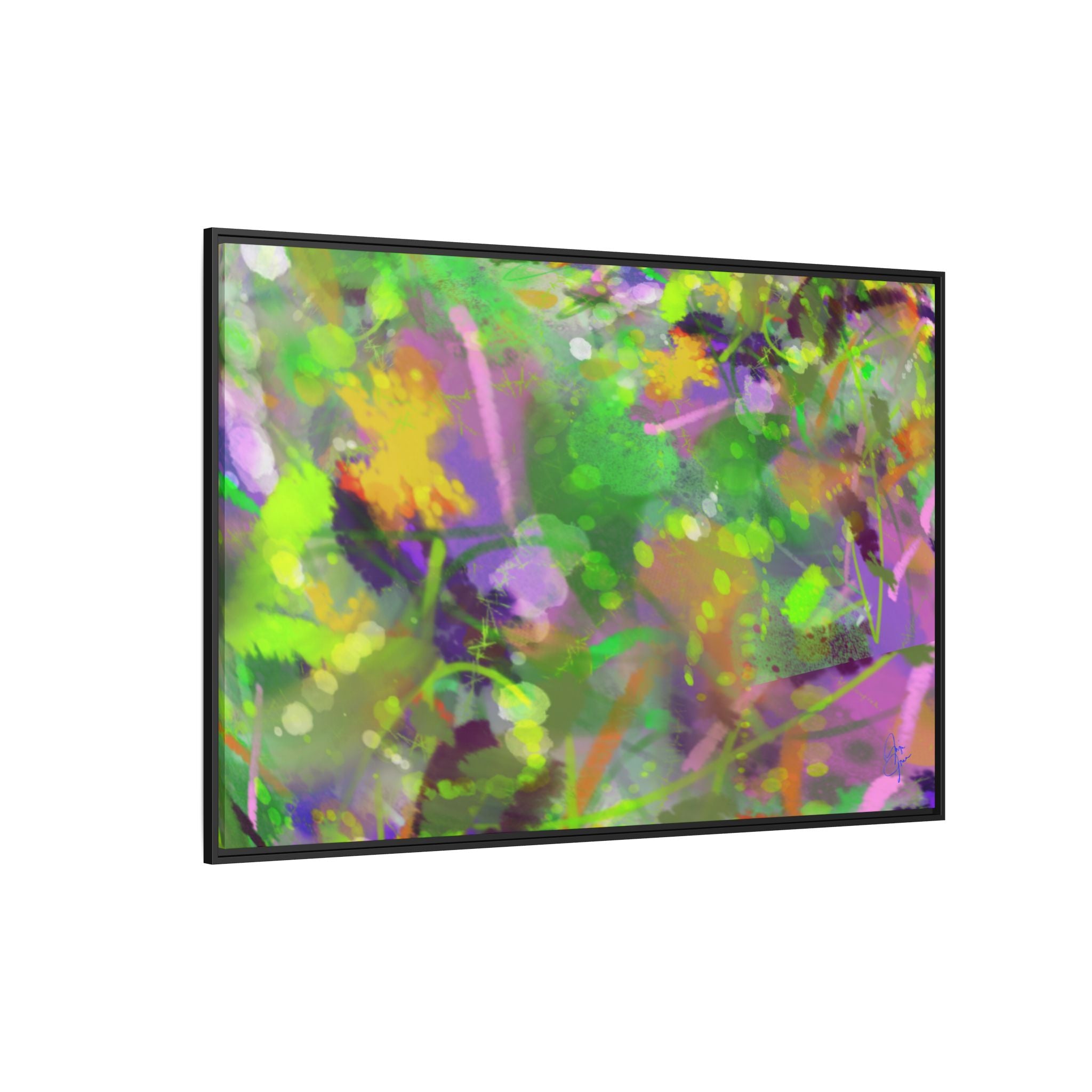 Matte Canvas, Framed (Multi-color)