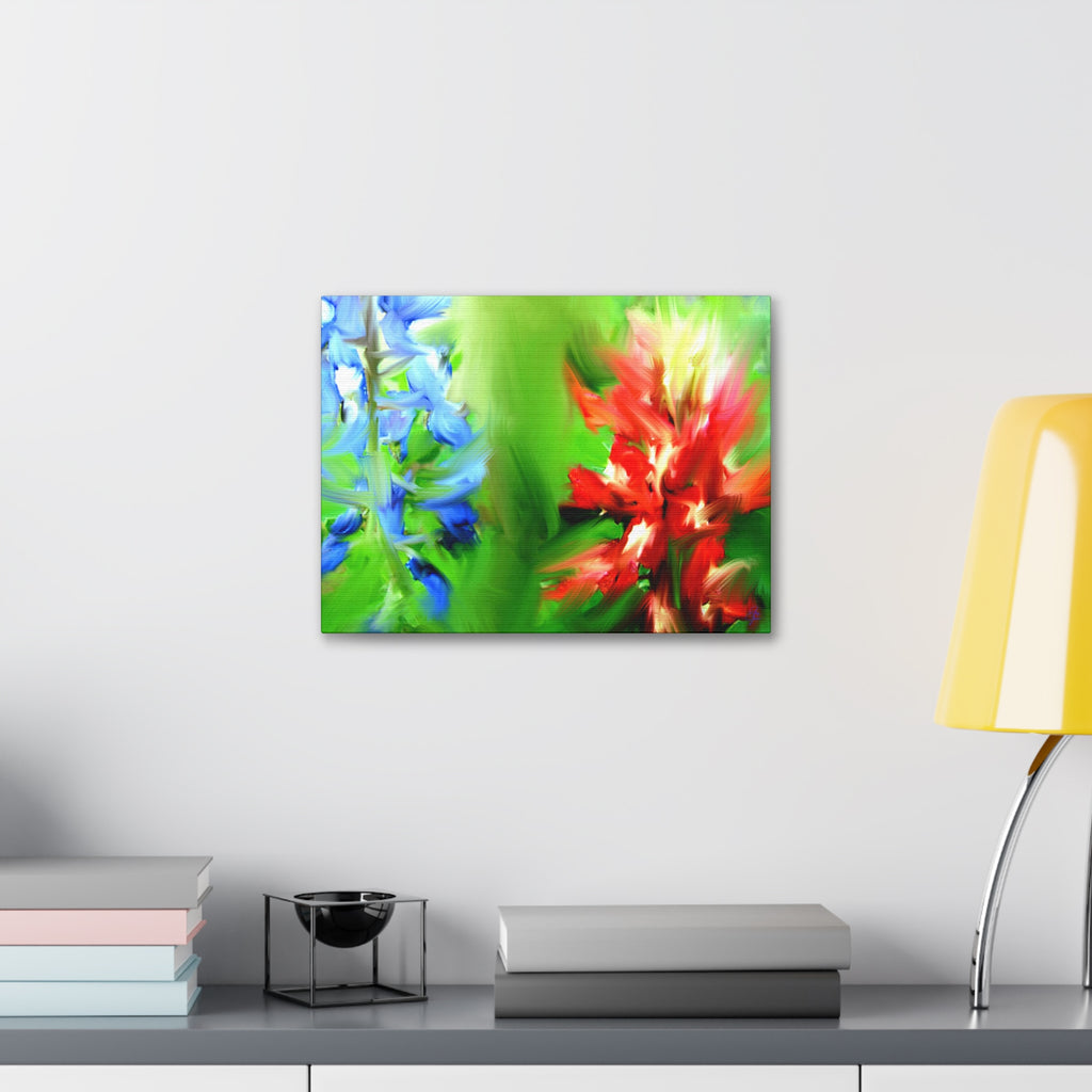 Texas Girl Bluebonnet Canvas