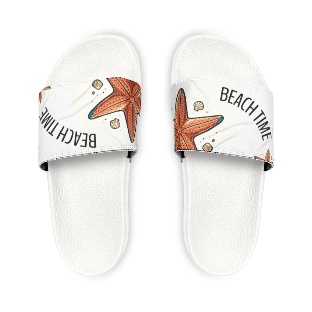 Beach Vibes Women's Slide Sandals — Starfish & Seashell Removable-Strap Slides