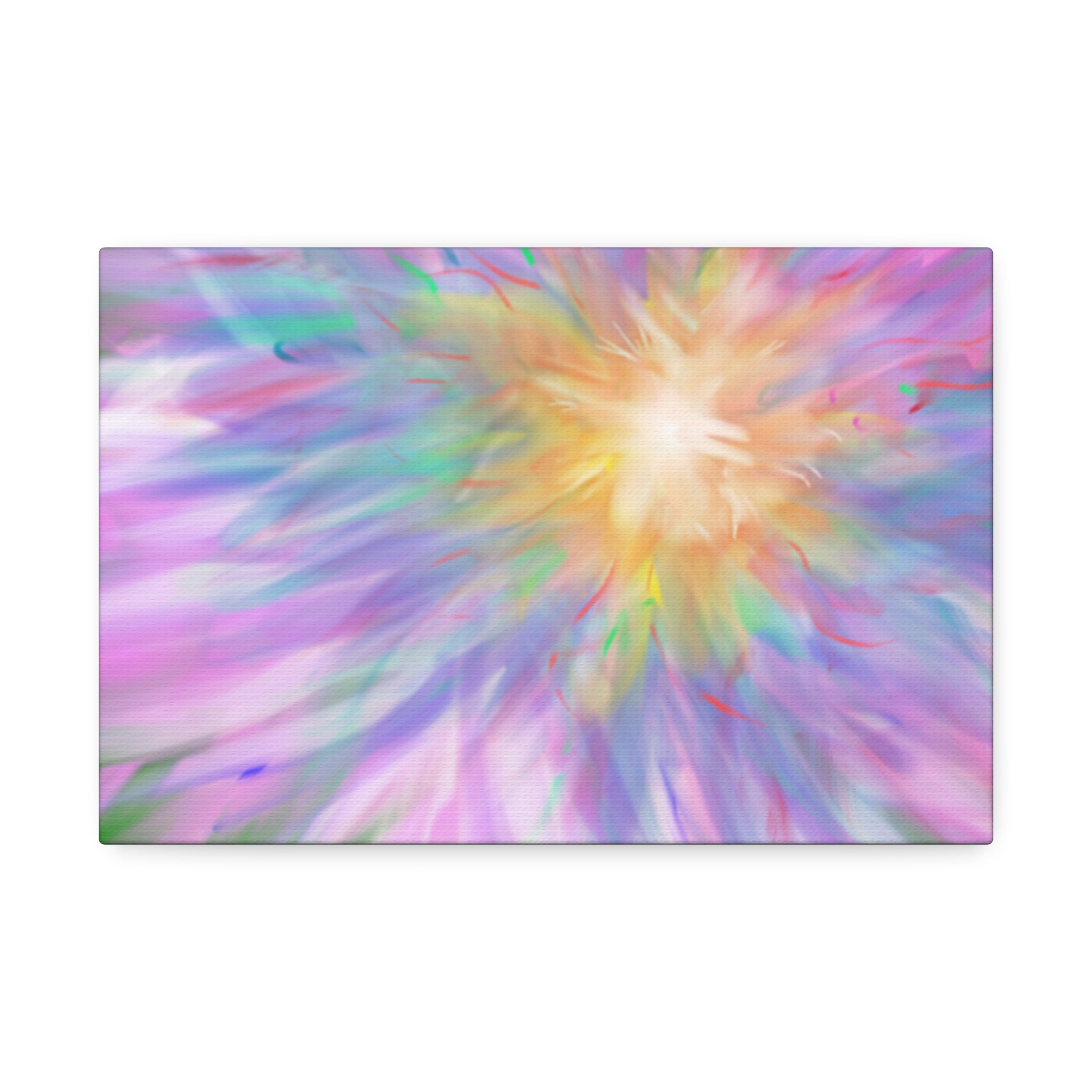 Vibrant Lilypad Stretched Canvas Wall Art