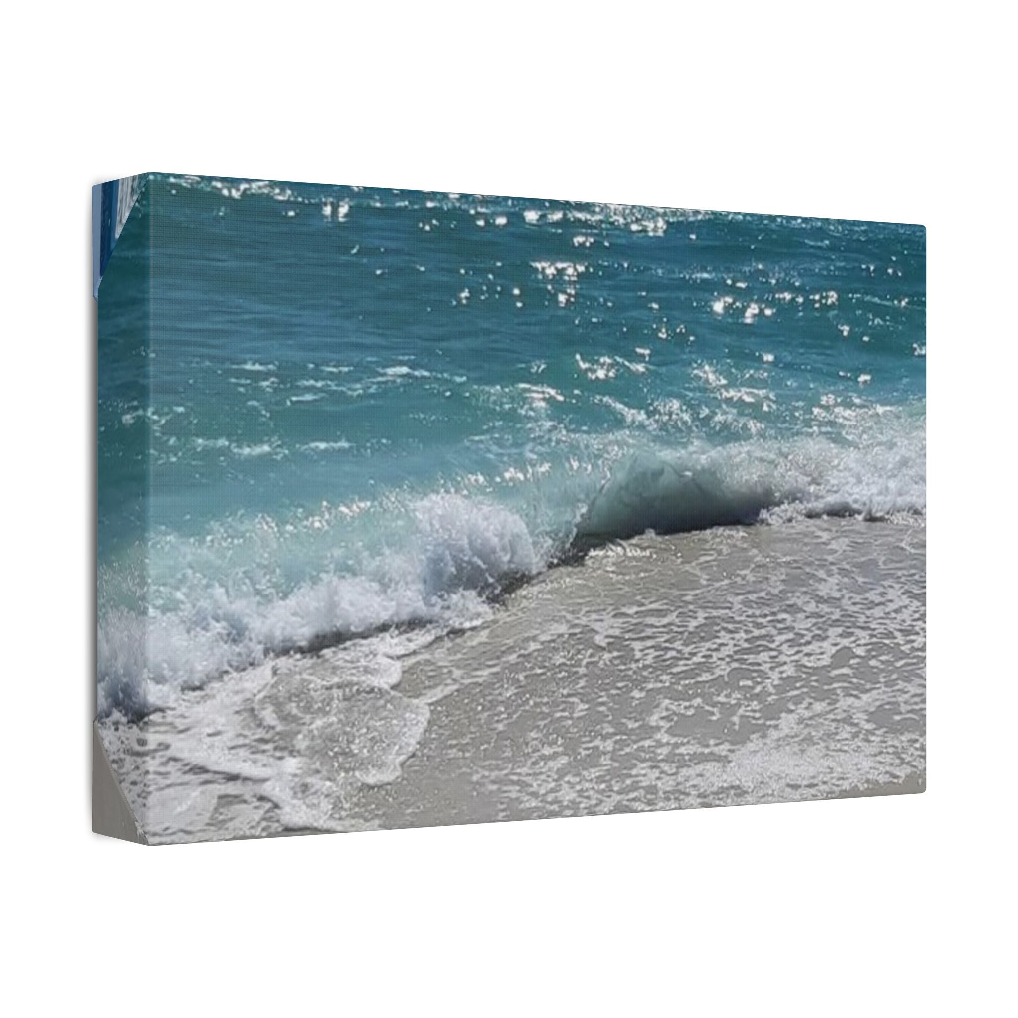 Emerald Coast Stretched Canvas — Coastal Landscape Wall Art