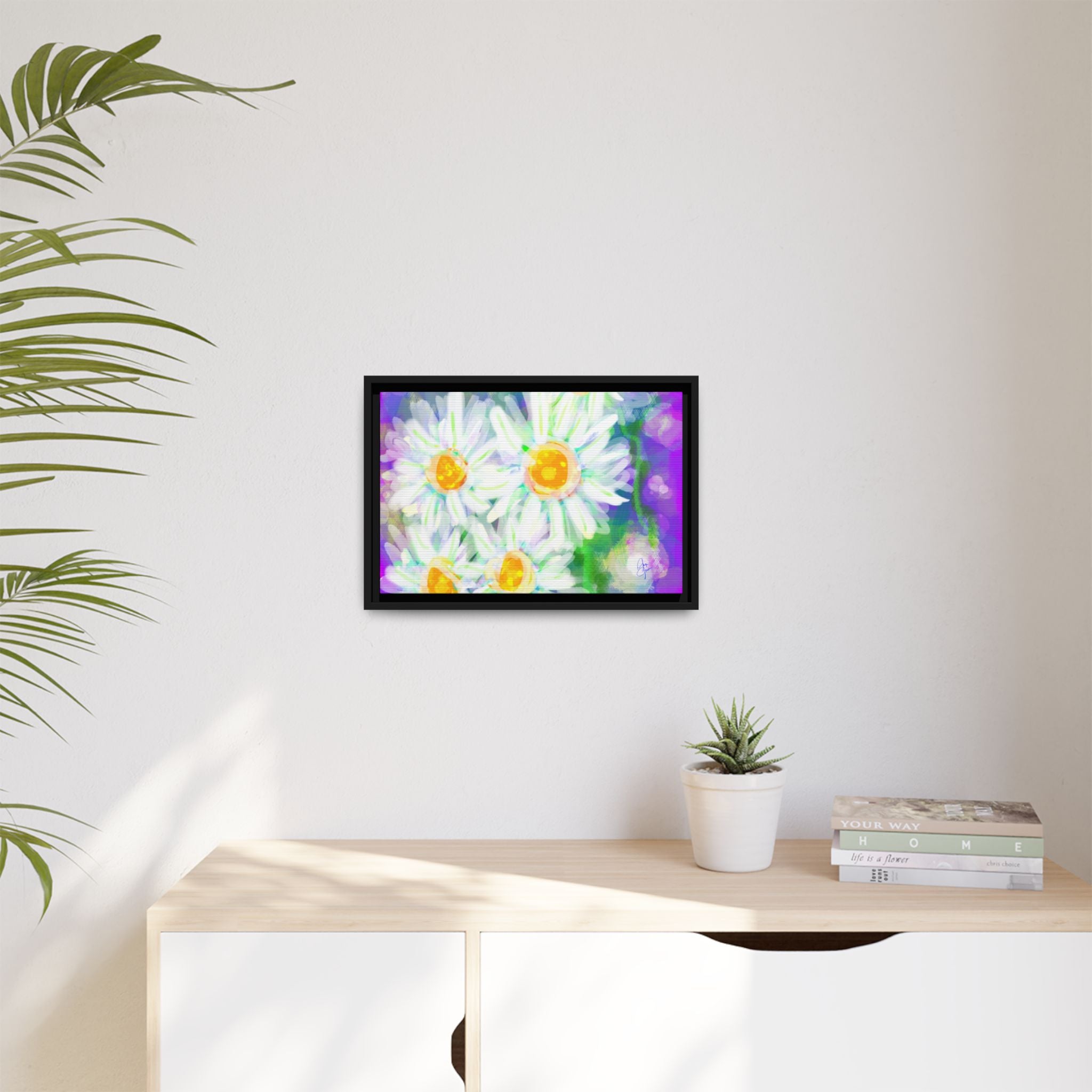Matte Canvas, Framed (Multi-color)
