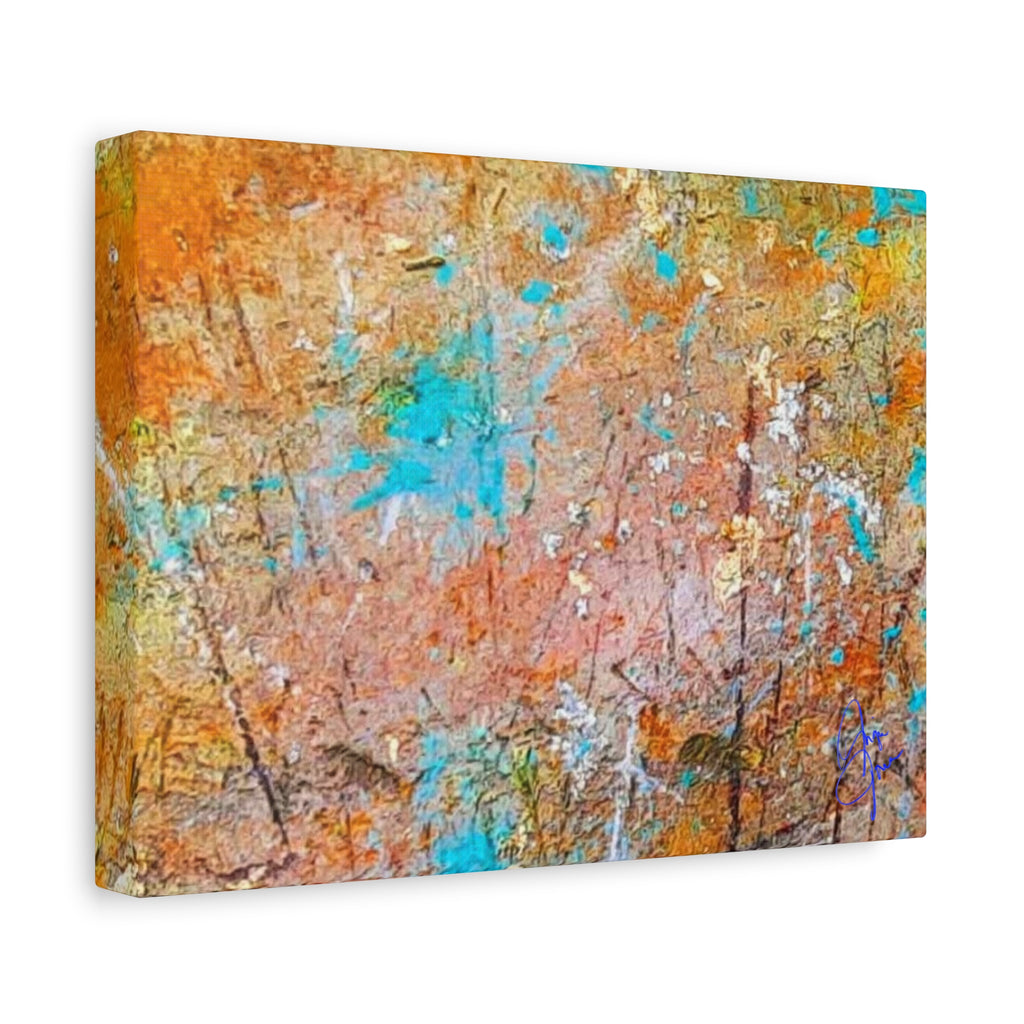 Matte Canvas Wall Art — 'Walk in the Woods' Abstract by Angie Jones (Stretched 1.25")