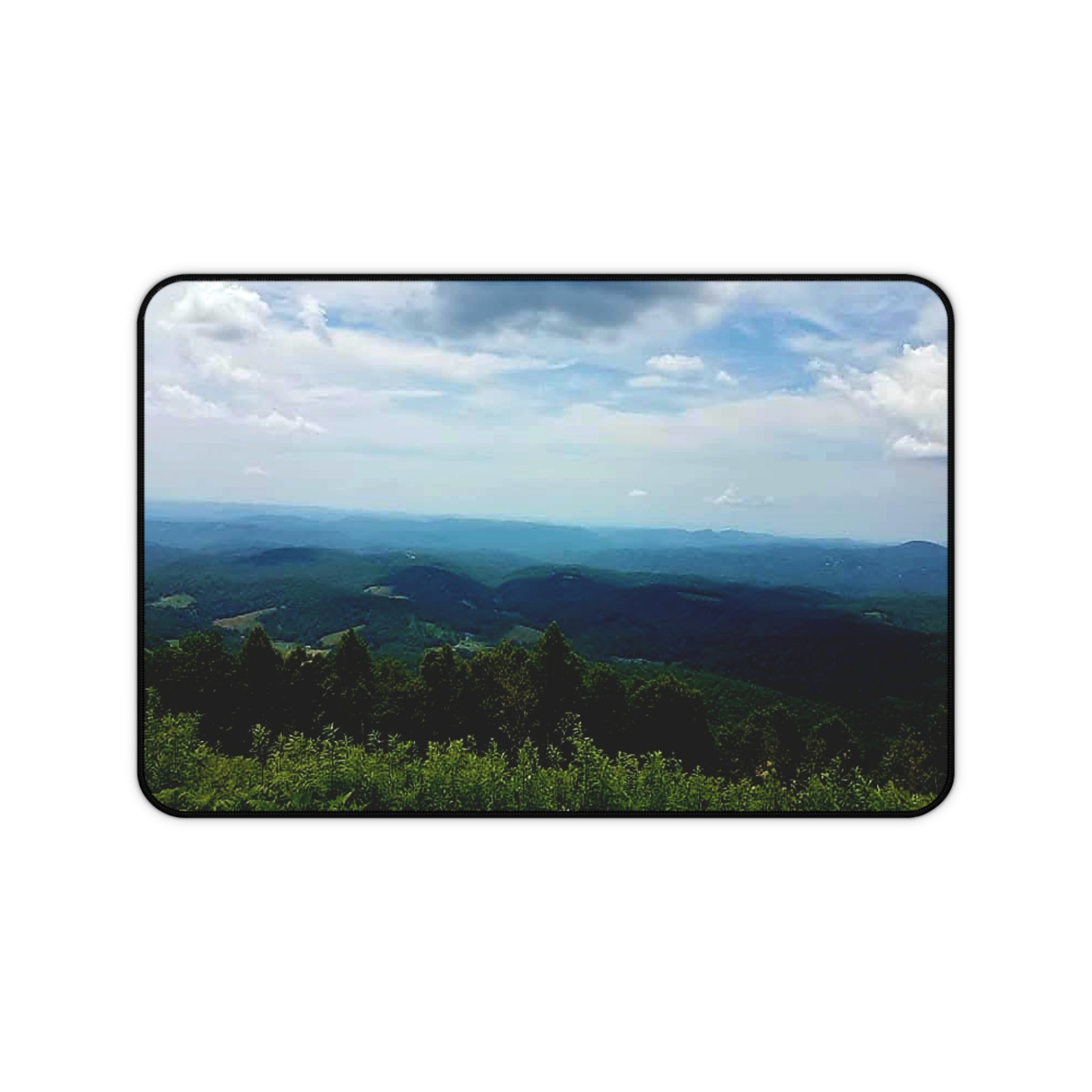 Mountain Vista Desk Mat — Scenic Blue Ridge Landscape Mouse Pad
