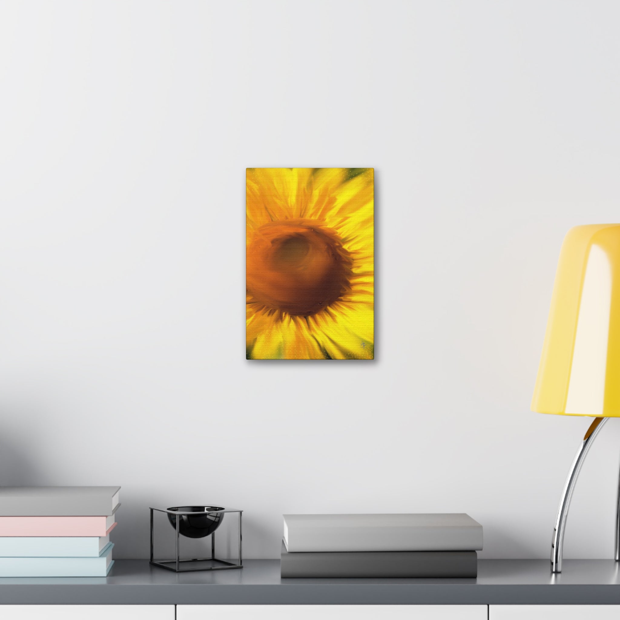 Sunflower Canvas Wall Art — Vibrant Floral Stretched Canvas