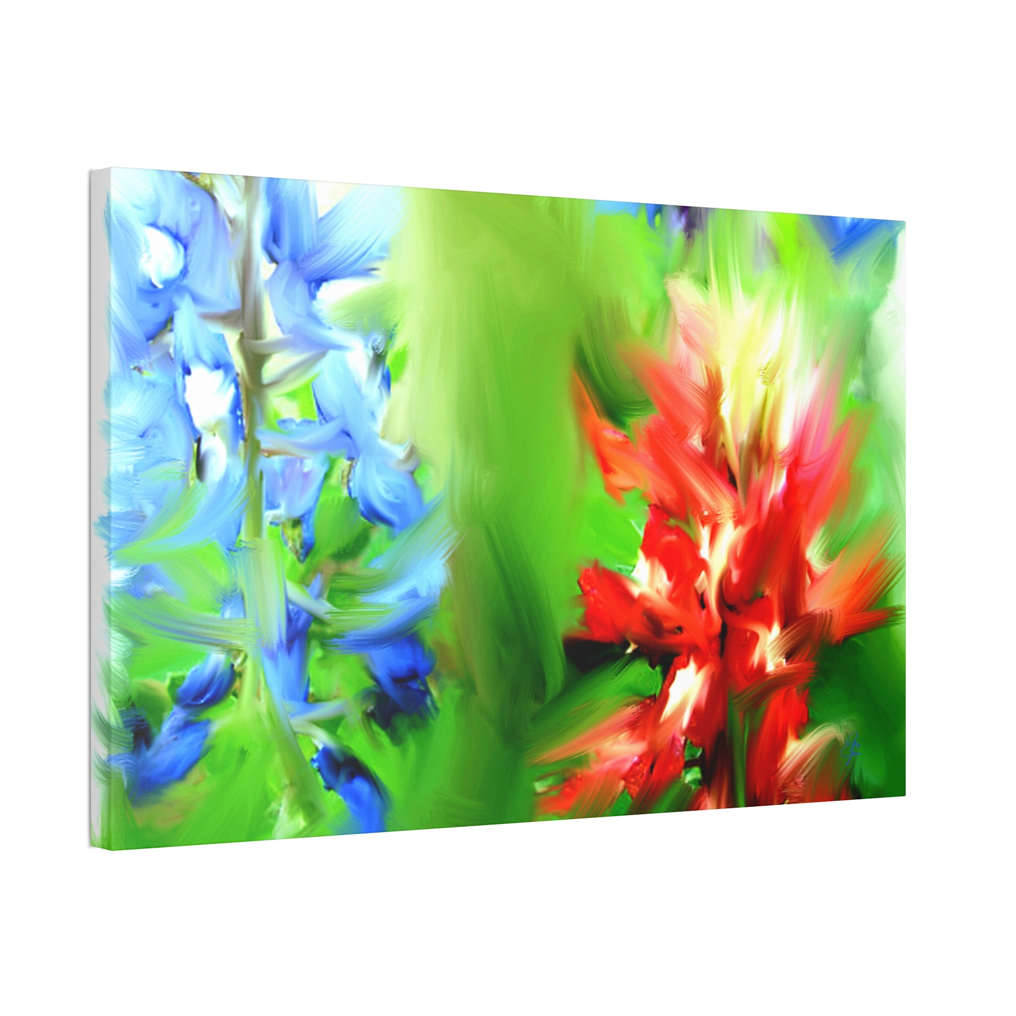 Texas Girl Bluebonnet Canvas