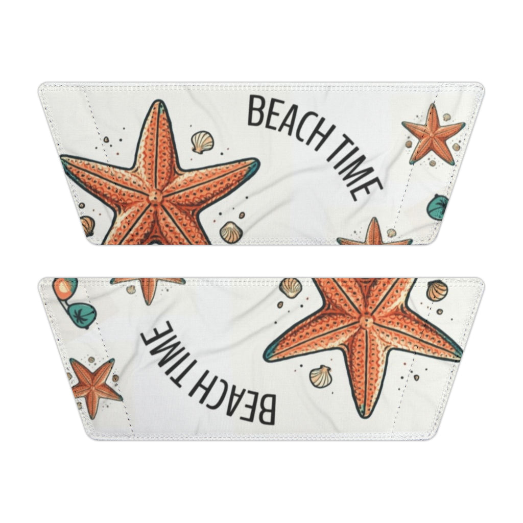 Beach Vibes Women's Slide Sandals — Starfish & Seashell Removable-Strap Slides