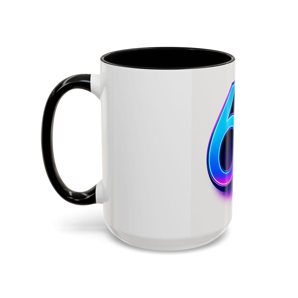 Accent Coffee Mug — Numbers 6 & 7 Kids Design (11/15 oz)